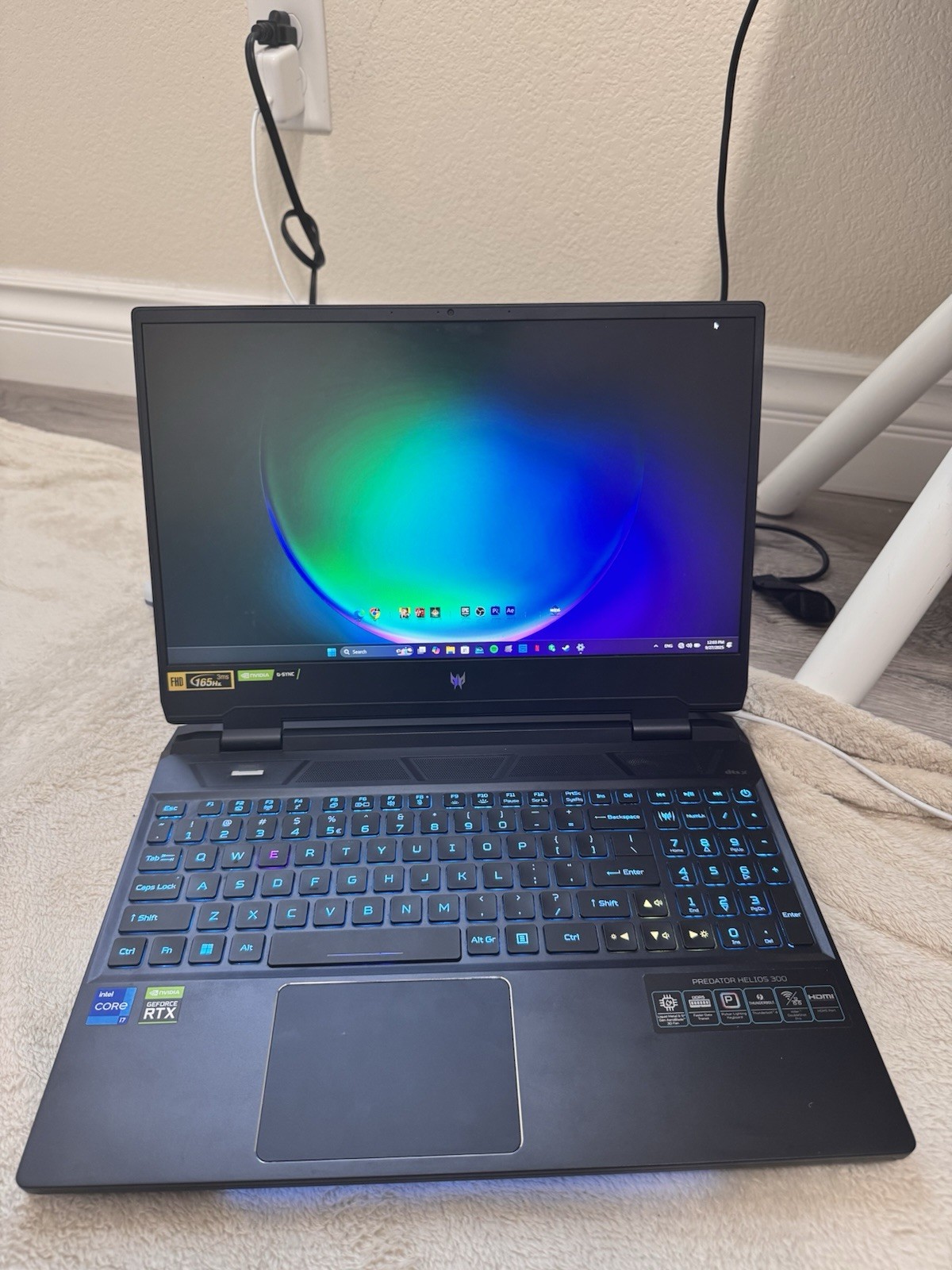 PREDATOR Helios i7 12GEN, 3070TI, 16 GIGS OF RAM, 1 TERABYTE OF STORAGE, QHD
