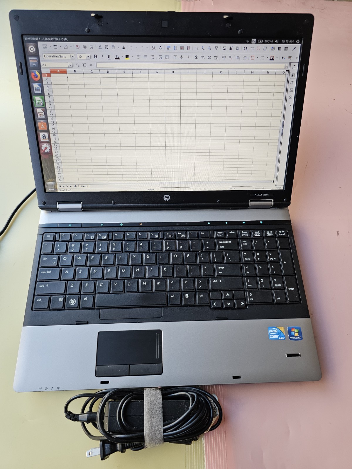 HP Probook 6550b Core i5 2.53GHz 4GB RAM 160GB HDD SERIAL COM PORT, PHONE PORT