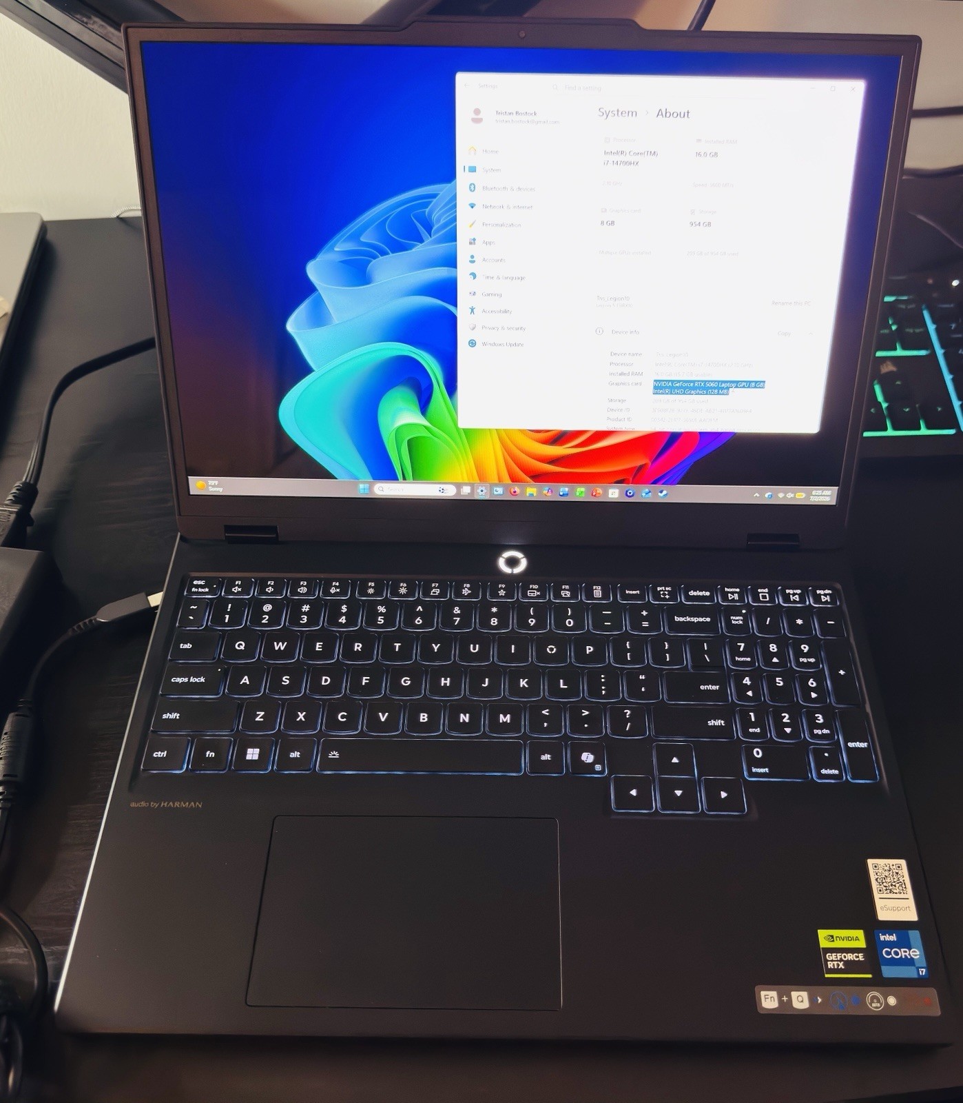 Lenovo Legion 5i Gen 10 15.1 165Hz QHD+ 2.1 GHz i7-14700HX 16GB 1TB SSD RTX 5060