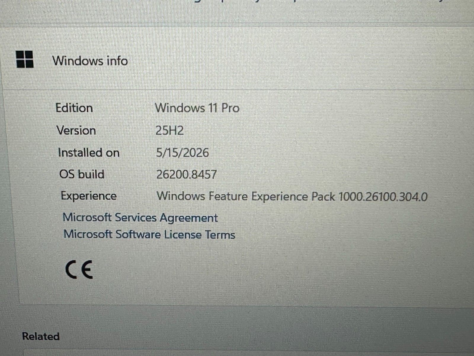 DELL PRO 15 LAPTOP AMD RYZEN 5 7520u @ 2.80GHZ 8GB RAM 512GB SSD (lp714)