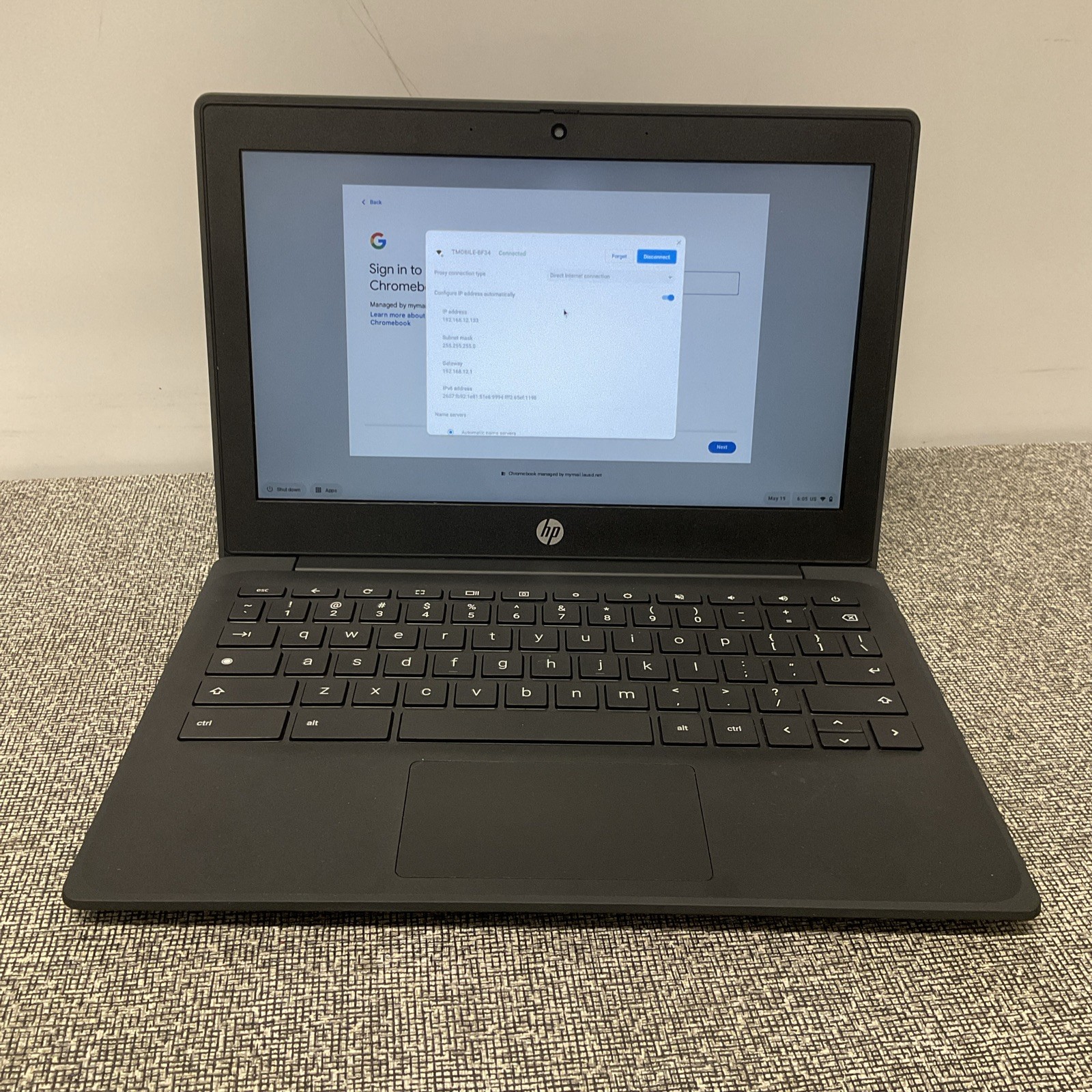HP Fortis 11 G9 Q Chromebook 11.6″ 8GB RAM 32GB eMMC Snapdragon 7c Wi-Fi LTE