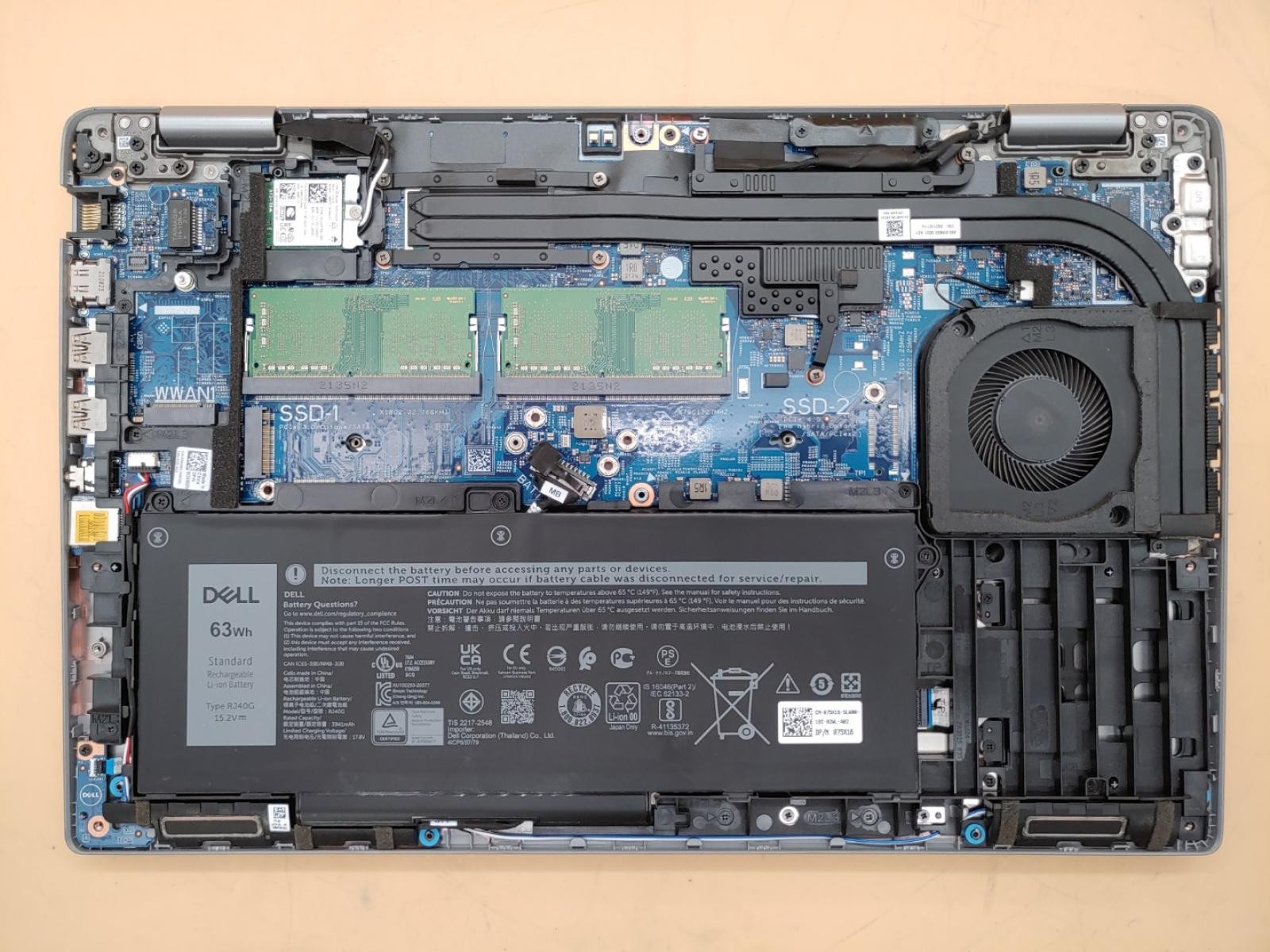 Dell Precision 3560 15.6″ Intel i7-1185G7 NVIDIA T500 *NO RAM/NO SSD/NO AC***