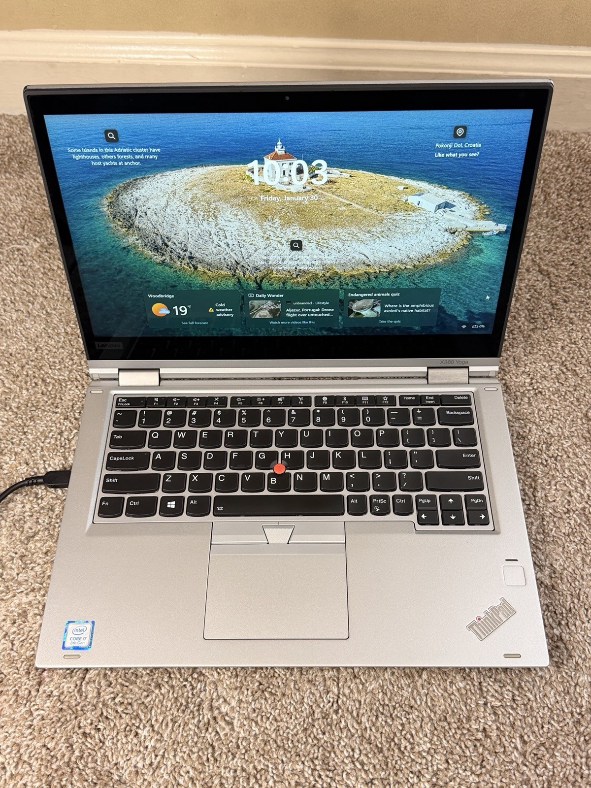 Lenovo ThinkPad X380 Yoga 2-in-1 Laptop Intel I7-8th Gen 16GB RAM 512GB SSD