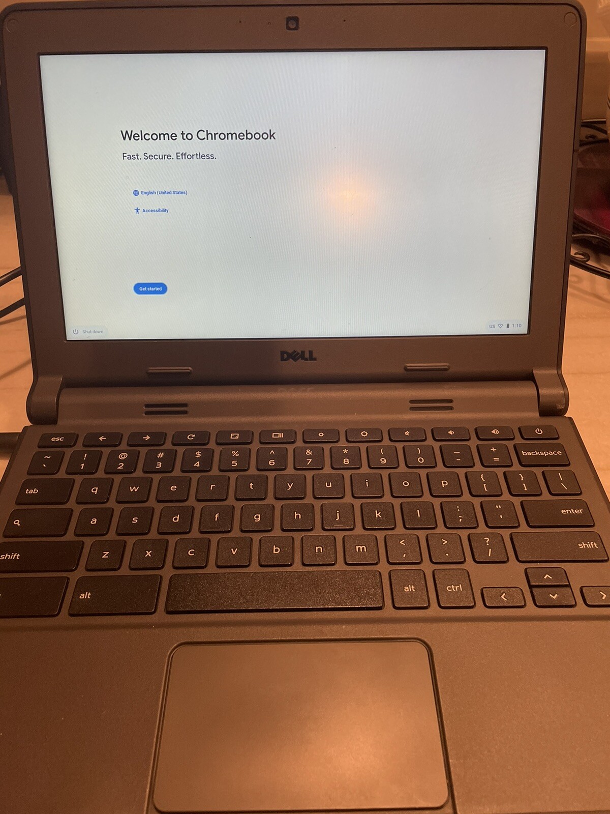 dell p22t chromebook 11p22t001 laptop grey 32 GB, 4GB Ram Memory 10 Inch Screen