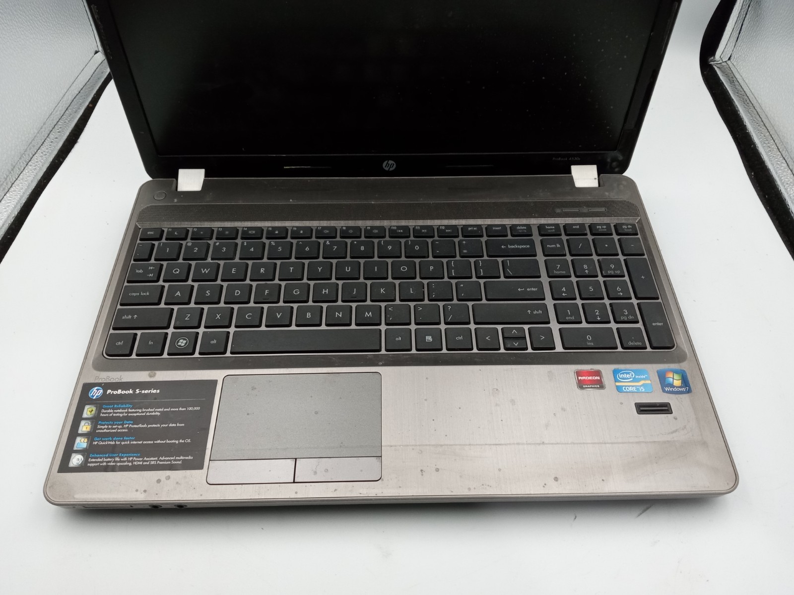 HP ProBook 4530s 15″ Laptop Intel Core i5-2450M – LIQUID DAMAGE – READ -RR