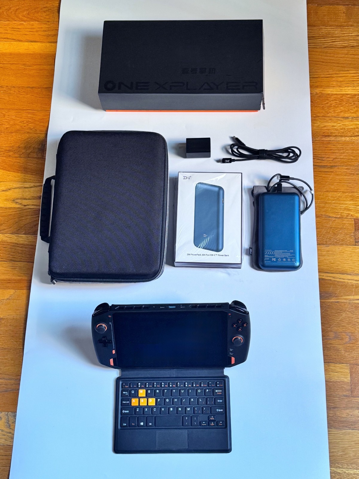 🔥 ONEXPLAYER i7-1165G7 16GB 1TB Handheld Gaming Laptop+ Keyboard Case 2 Charger