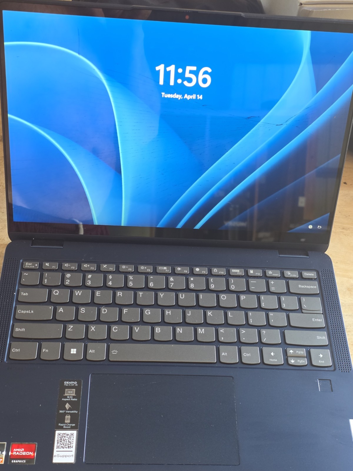 Lenovo Flex 5 14” (1TB SSD Ryzen 7 7730U 8-Core 16GB RAM 2-In-1 14abr8 Glass