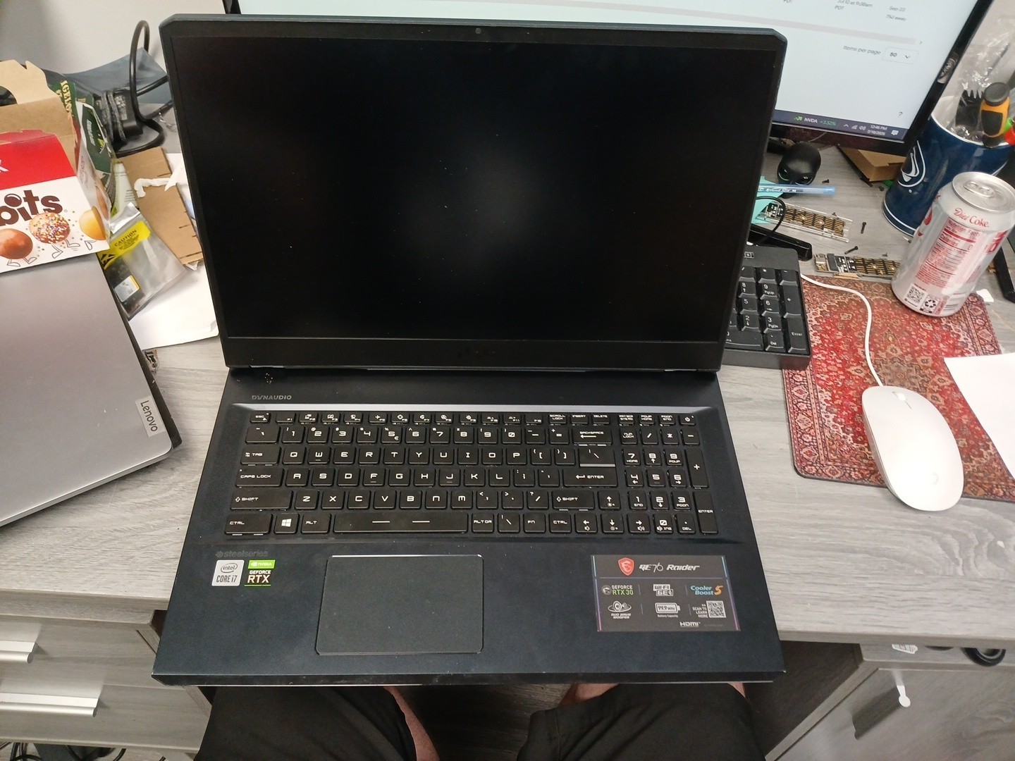 MSI Raider 15 15.6″ – i7 – 32GB – No Drives – Parts 14
