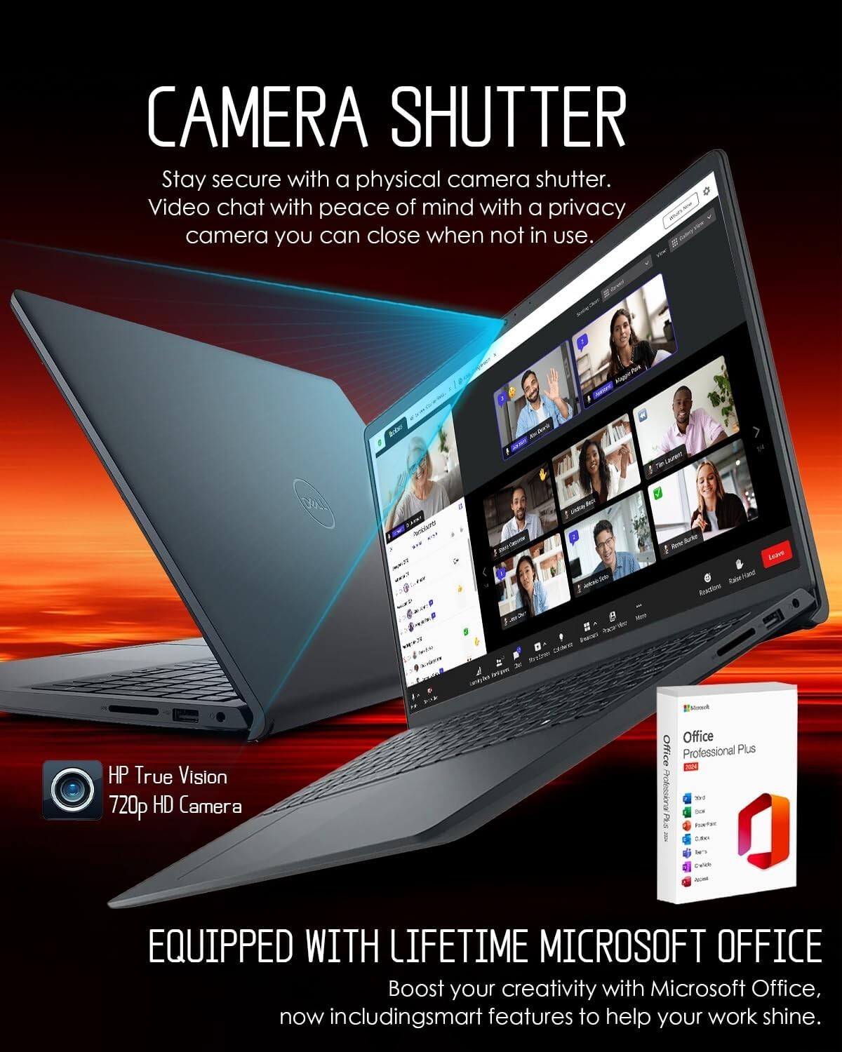 Dell Inspiron 15.6″ FHD Touch i5 10-Core Upto 64GB RAM & 2TB SSD OFFICE Lifetime