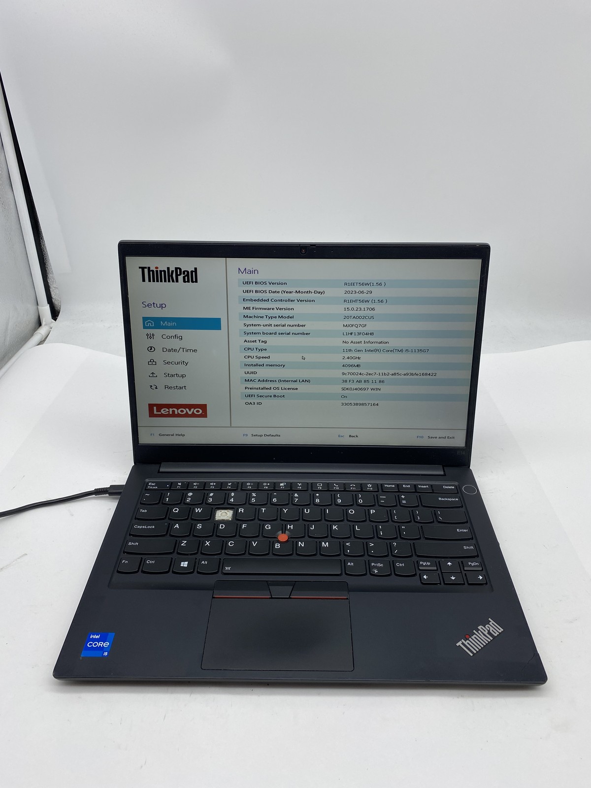 Lenovo ThinkPad E14 Gen2 Laptop Intel Core i5 1135G7 2.4GHz 4GB RAM – No HDD