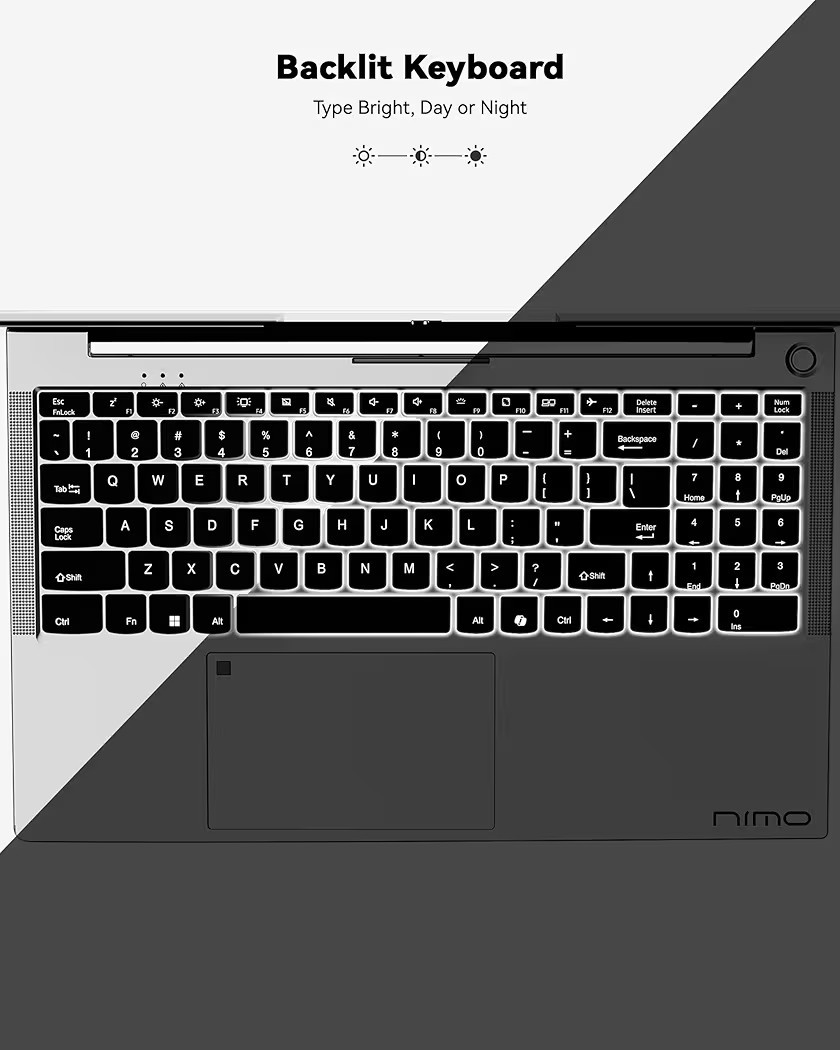 NIMO 15.6 IPS FHD Gaming Laptop AMD 8 Cores Ryzen 7 7735HS 32GB DDR5 RAM 1TB SSD