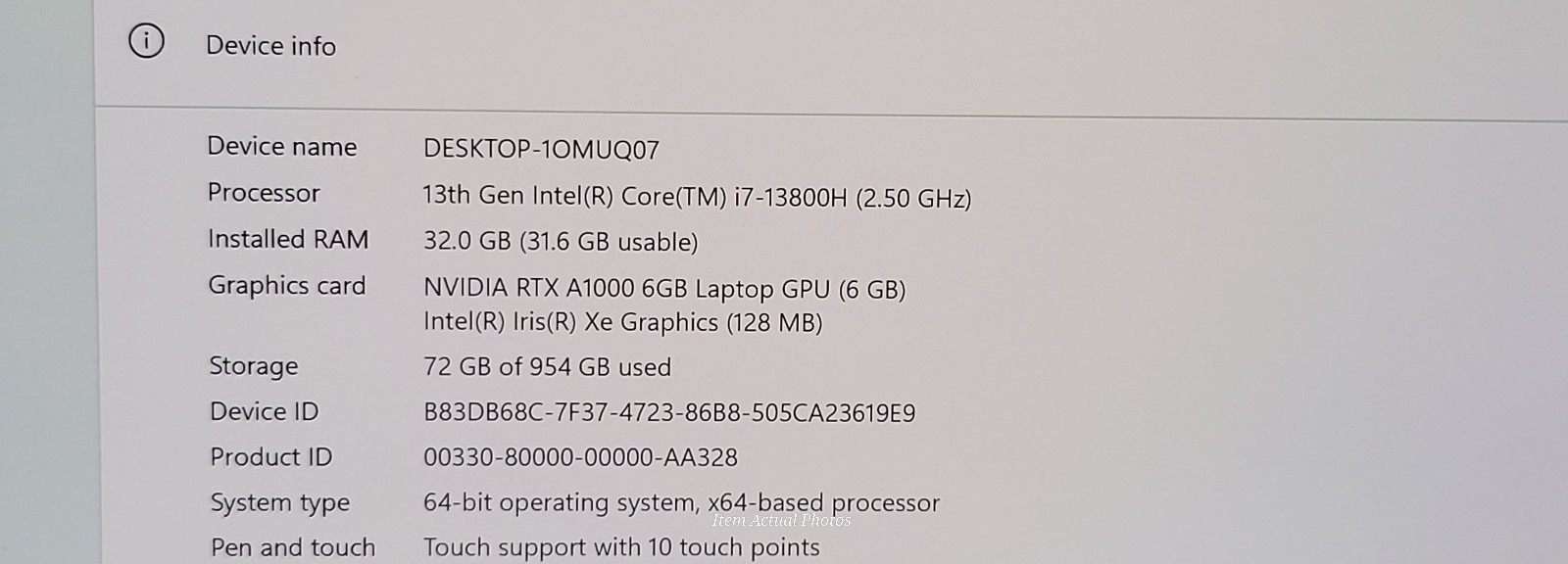 DELL PRECISION 5680 16″ 4K UHD ⭐OLED Touch Scree i7-13800H 32GB 1TB RTX A1000