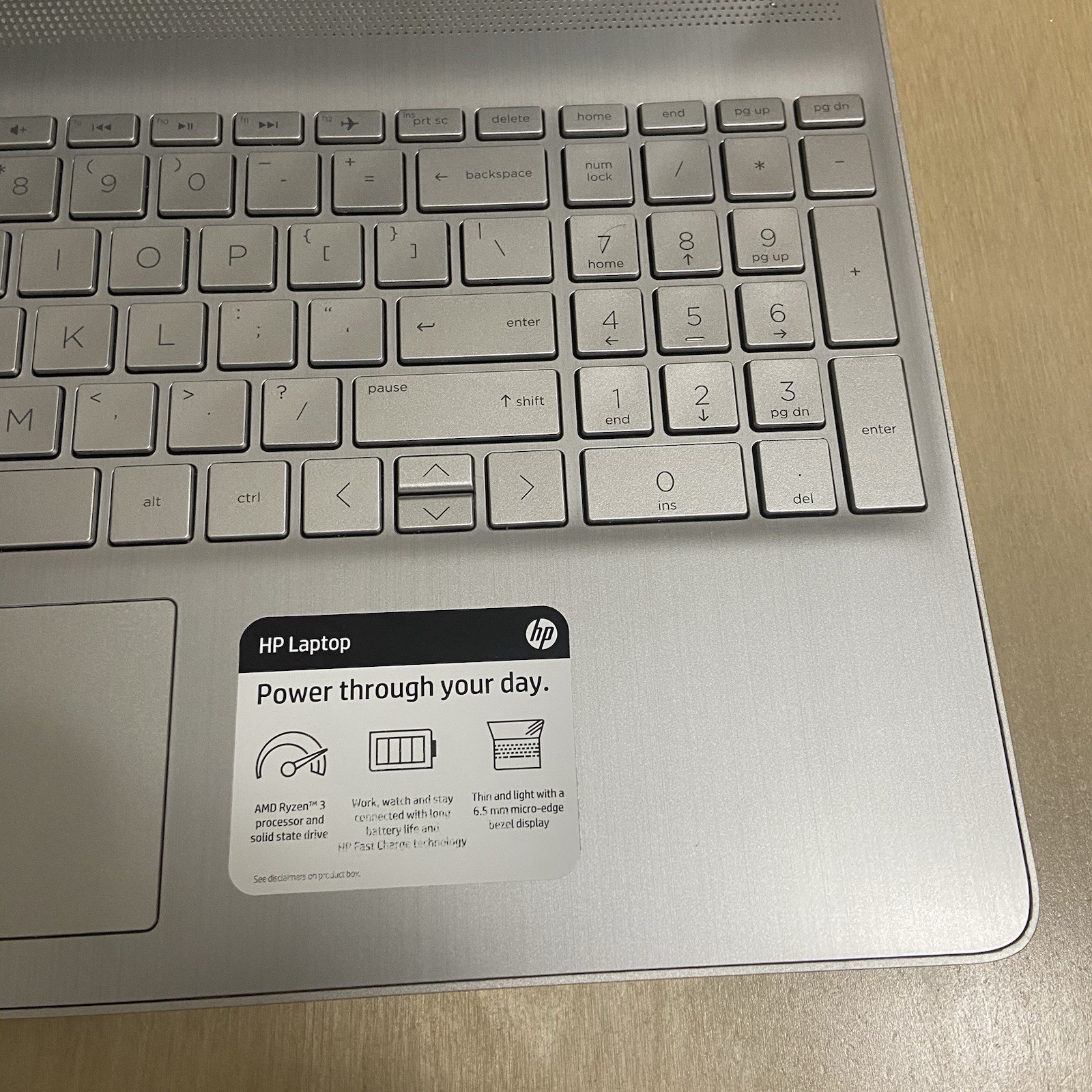 HP Laptop 14” LED Display AMD Athlon 3050U 64Gb 14-fq0075nr in Silver