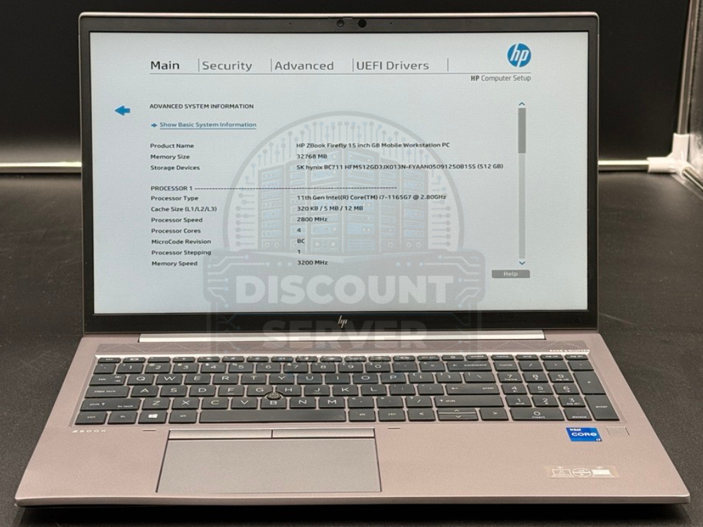 HP ZBook Firefly 15″ G8 Mobile Workstation i7-1165G7 @2.8 32GB 512SSD Win11 #104