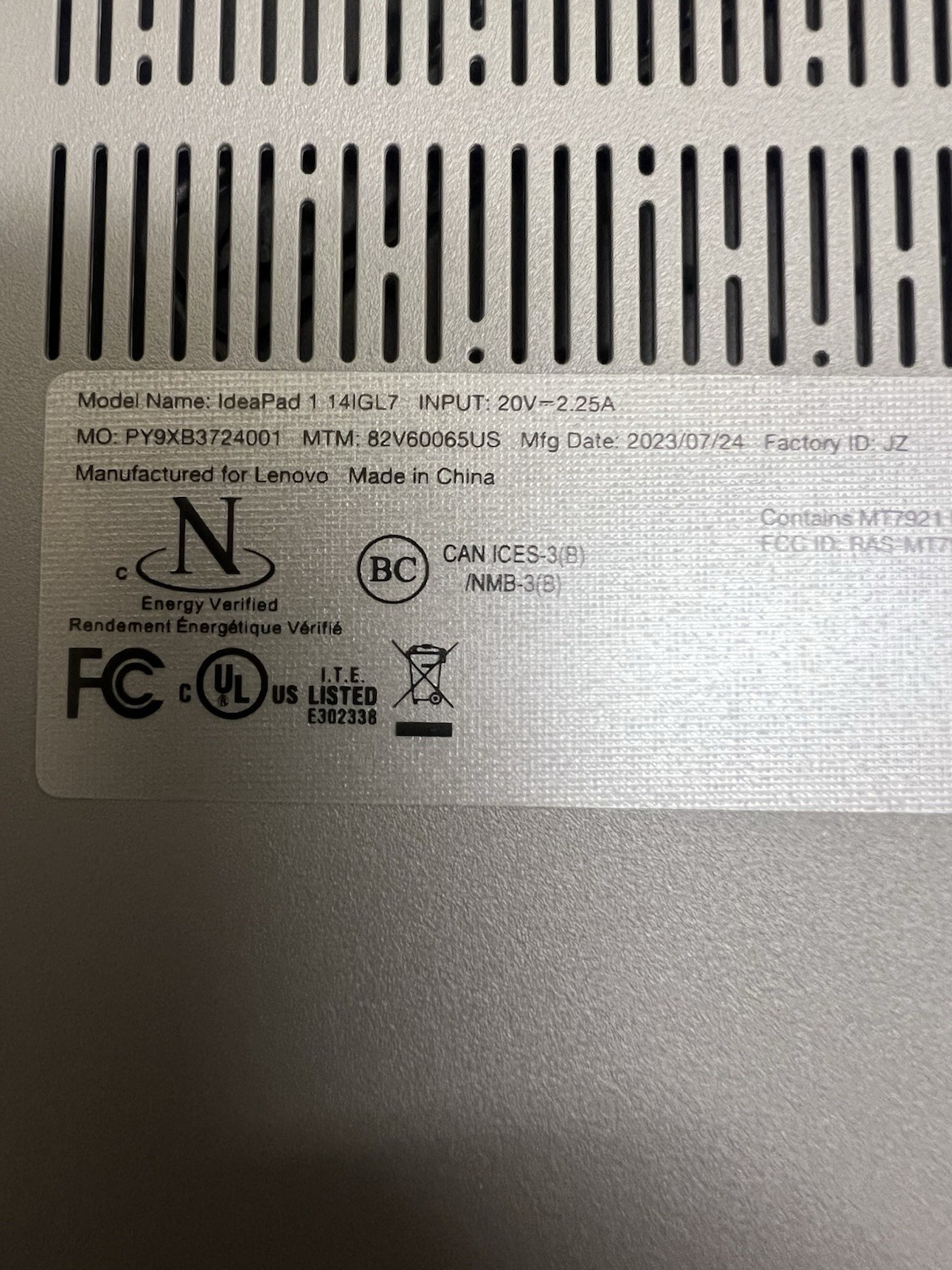 Lenovo IdeaPad 1 14IGL7 14 Laptop Brand New In Box