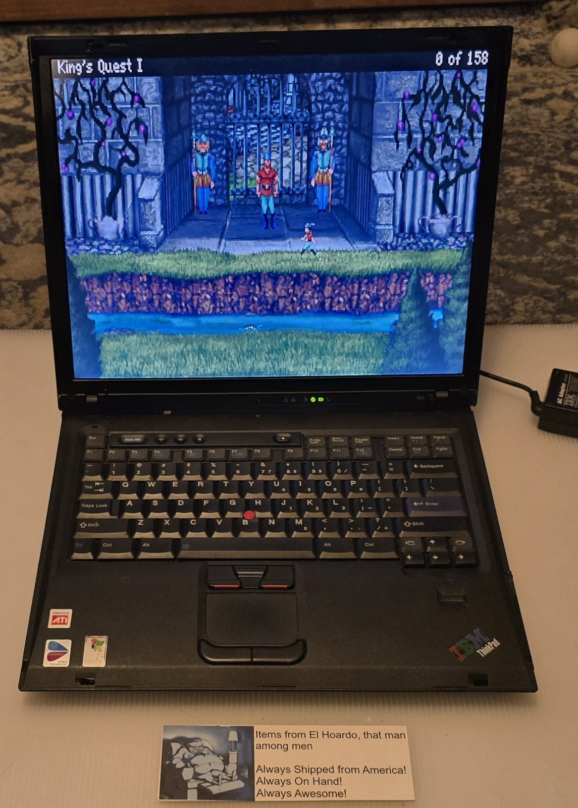 IBM Thinkpad R52 1GB Ram 60GB HDD 1.73 Ghz Pentium M Windows XP ATI Radeon X300