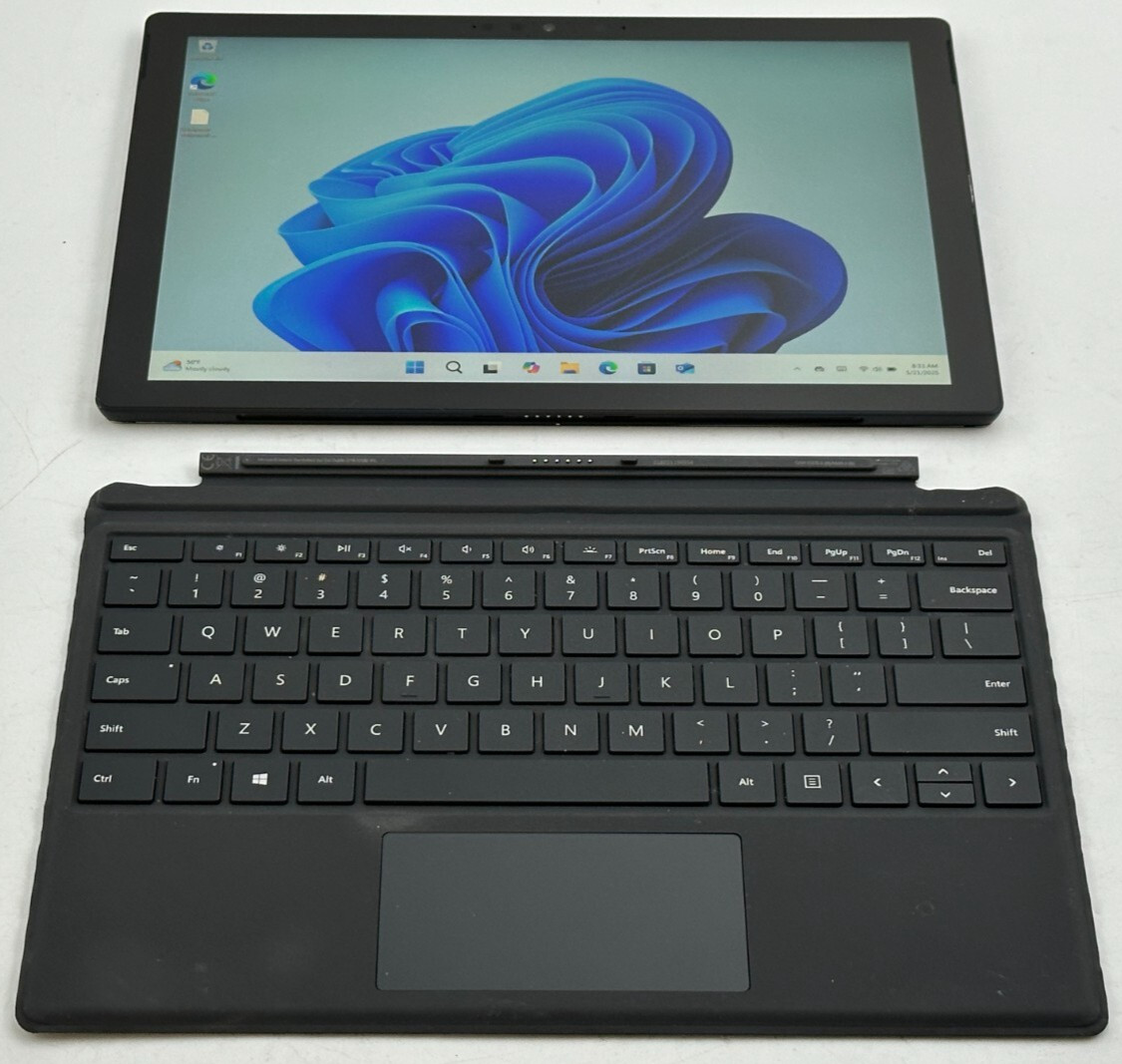 MICROSOFT SURFACE PRO 7 1866 LAPTOP CORE i5-1035g4 @ 1.10Ghz 8GB RAM 128GB SSD