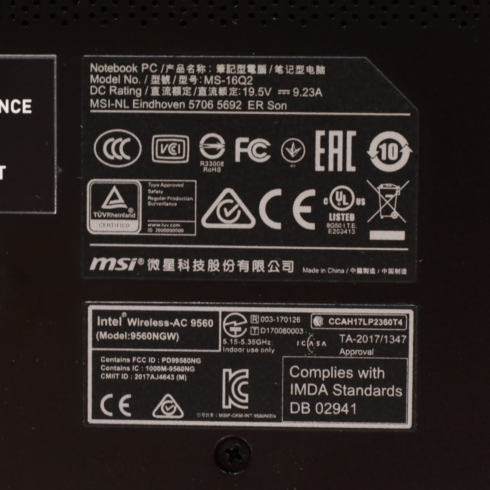 MSI GS65 Stealth Thin 8RF Intel Core i7-8750H GTX 1070 16GB RAM 512GB SSD 15.6″