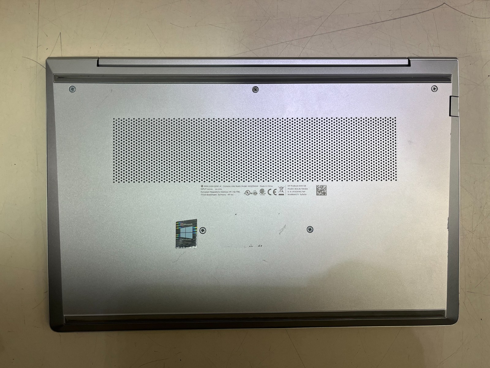 HP PROBOOK 640 G8 INTEL CORE I5-1135G7 @ 2.40GHZ 16GB RAM NO OS/NO POWER ADAPTER