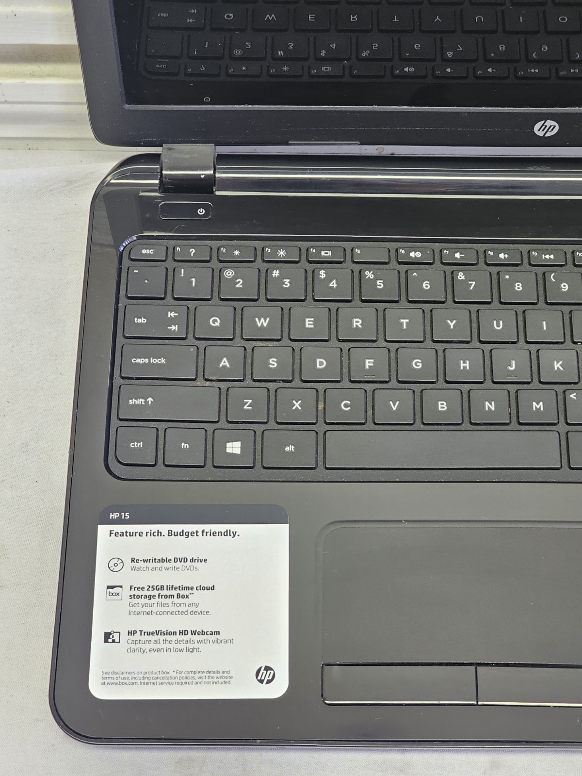 HP 15-r029wm Laptop – Intel Pentium – NO RAM/HDD/OS – Parts/Repair – Read Desc.