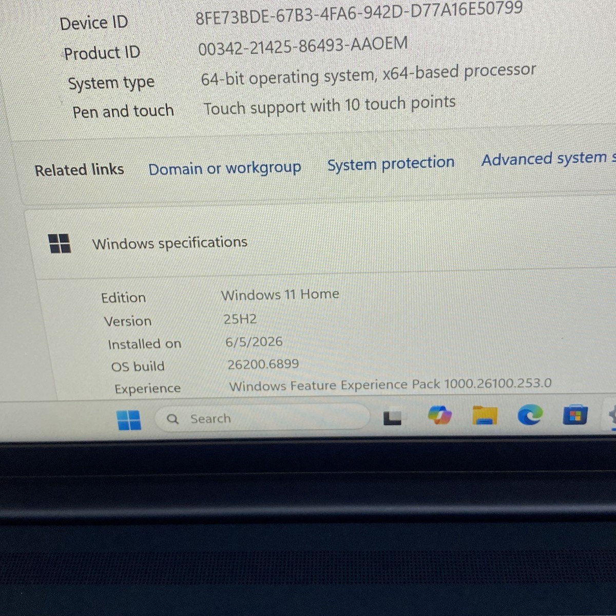 LENOVO IDEAPAD SLIM 5 16″ 1TB/16GB LAPTOP Model: 16AKP10 (CMP126411)