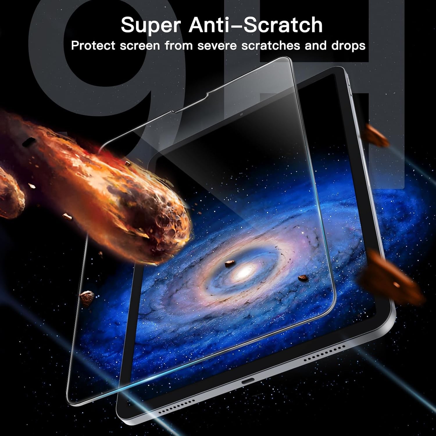 Screen Protector for iPad Pro 12.9-Inch (2022/2021/2020/2018 Model) HD Clear 2-P