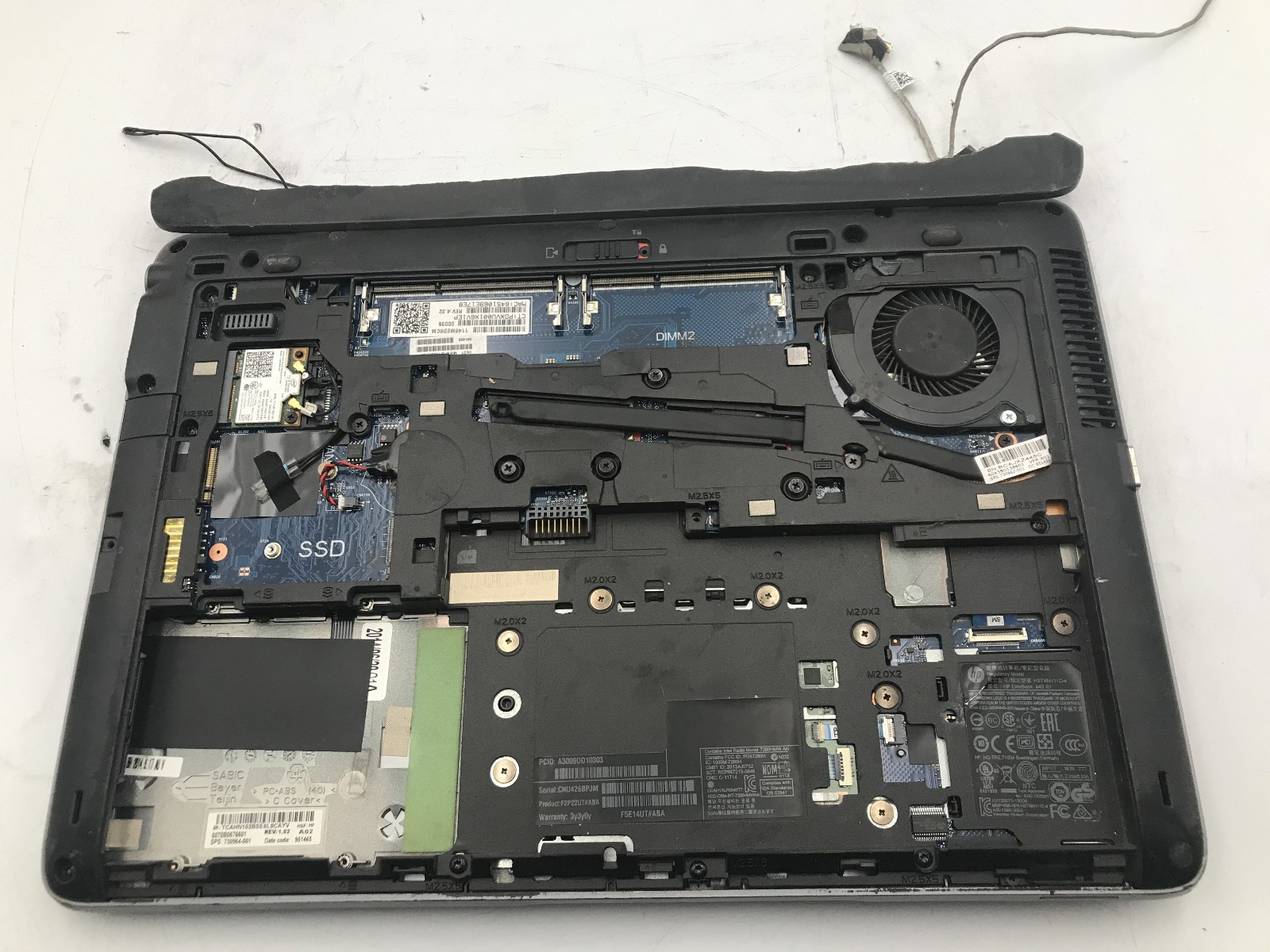 HP ELITEBOOK 840 G1 – FOR PARTS/CORE ONLY – INTEL I7 4600U – NO RAM – READ – BB!
