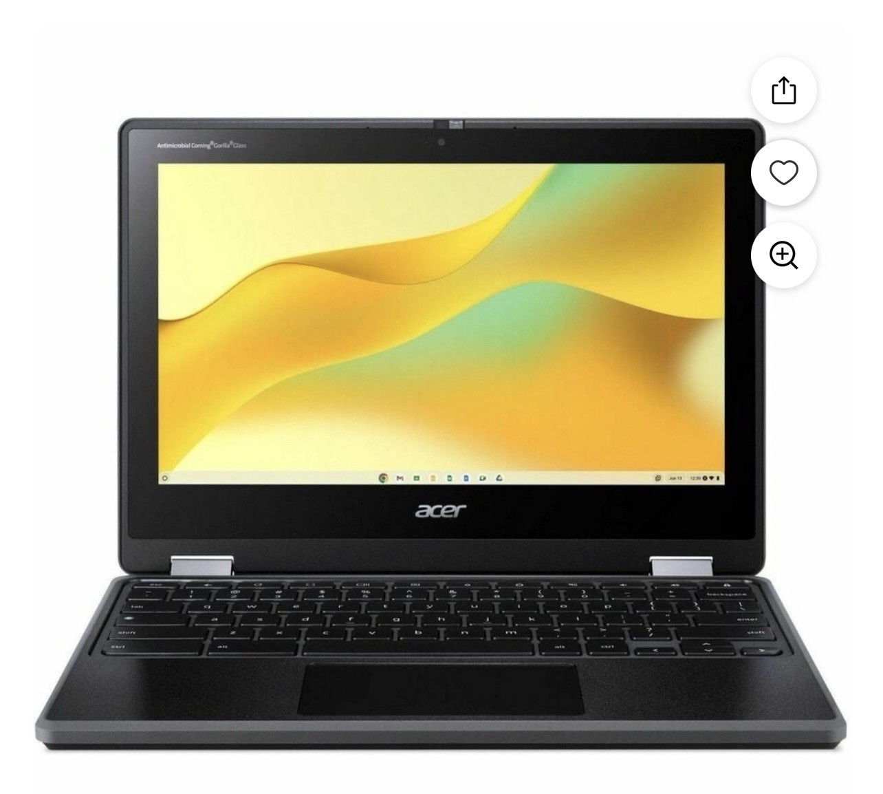 Acer Chromebook R751T 11.6″ HD Chrome OS Celeron N 4GB 32GB eMMC USB-C Black