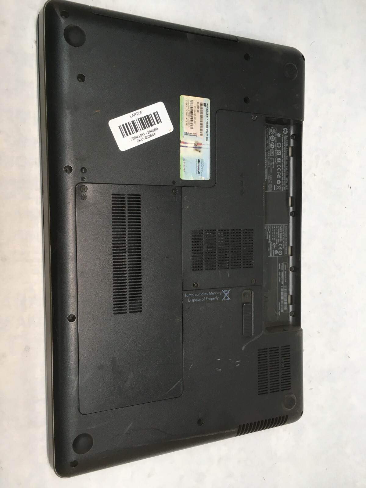 HP Notebook G62-234DX Laptop 15″ Intel Core i3 1st Gen READ DESCRIPTION -AA