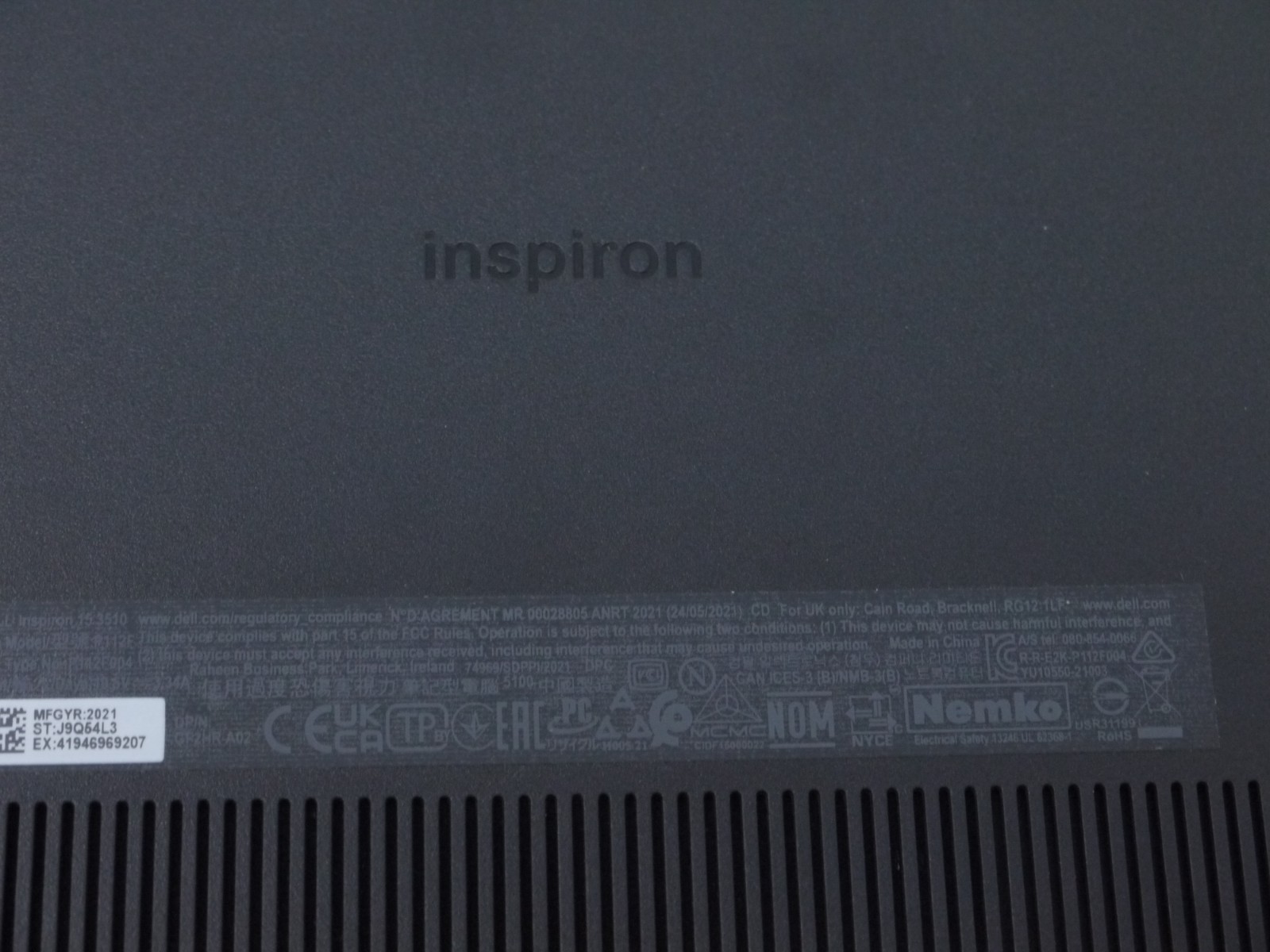 Dell Inspiron 15 3510 15.6″ Laptop – Celeron N4020 / 4GB / 128GB NVMe / Win11
