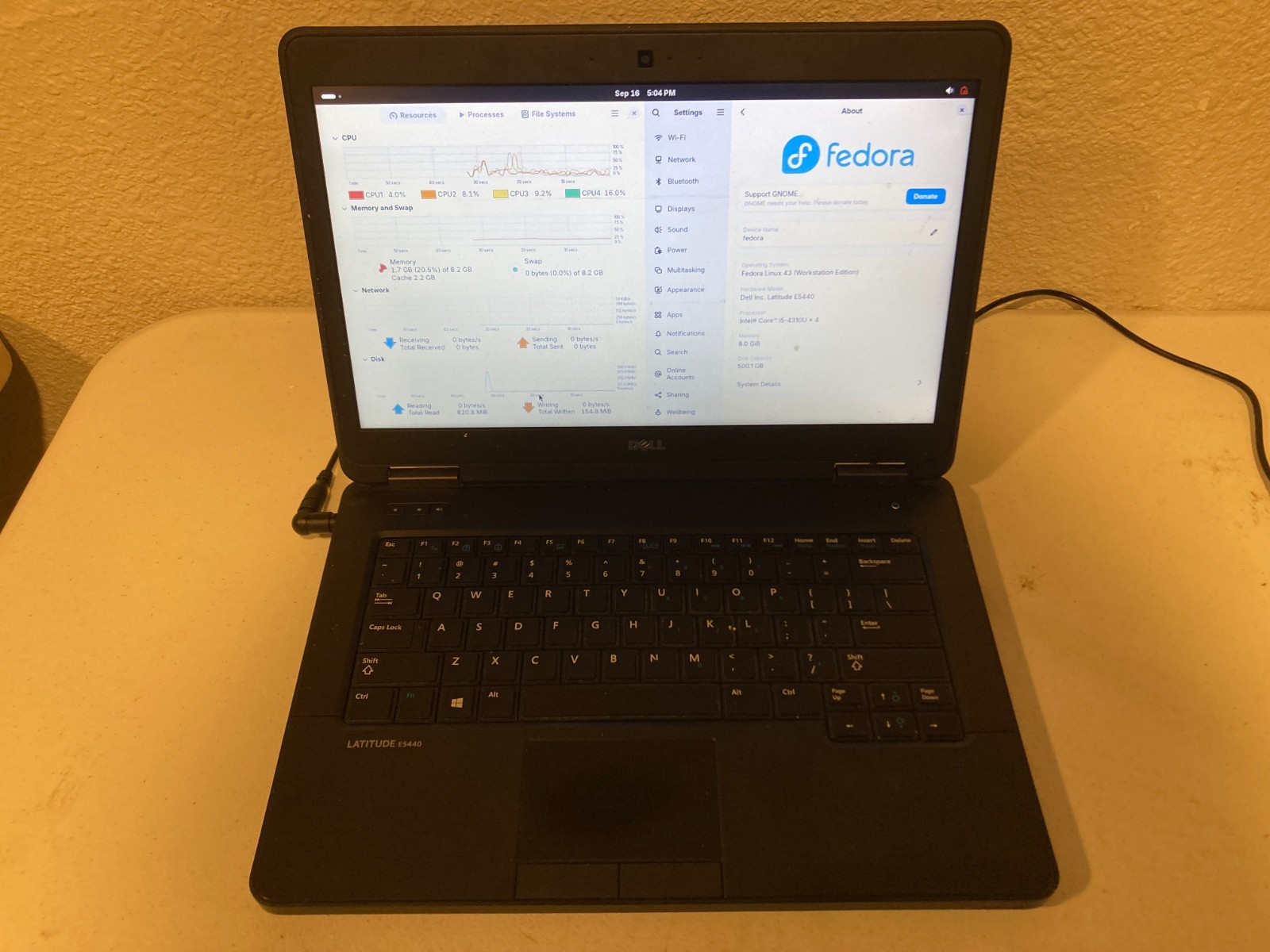 Dell Latitude E5440 14″ Laptop i5-4310U 2GHz 8GB RAM 500GB HDD WiFi HDMI Fedora