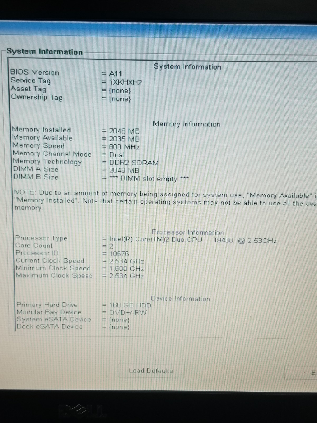Dell Latitude E6500 Laptop 15″ Intel Core 2 Duo
