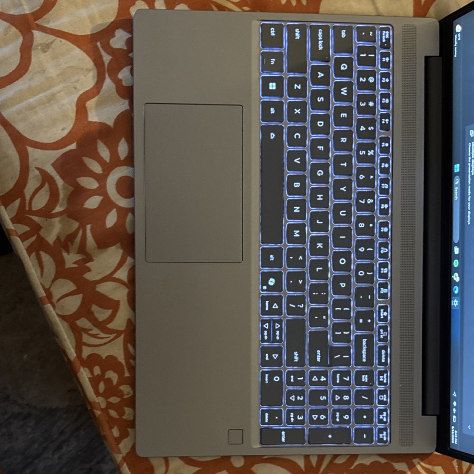 Lenovo Gray Laptop Notebook with Backlit Keyboard