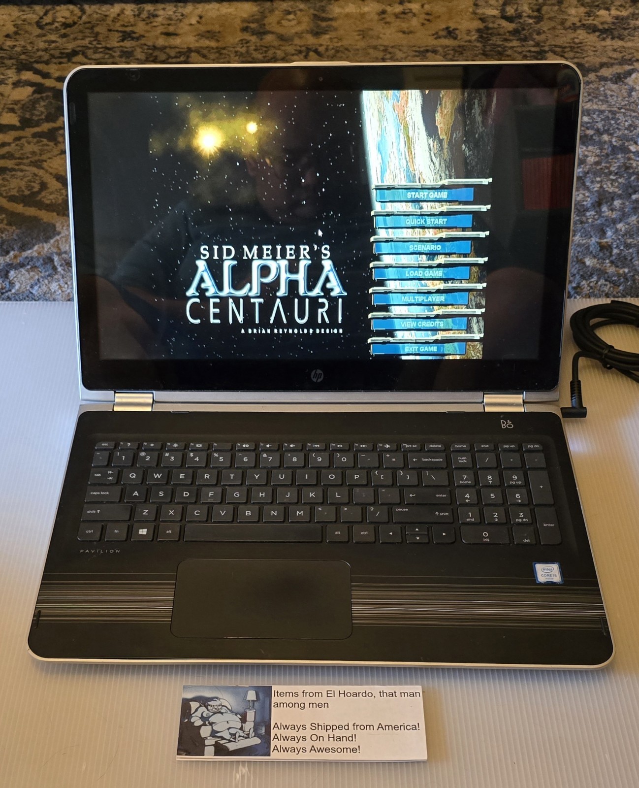 HP Pavillion X360 15-BK010NR – i5-6200U 2.30GHz – 8GB Ram 120GB SSD Touchscreen