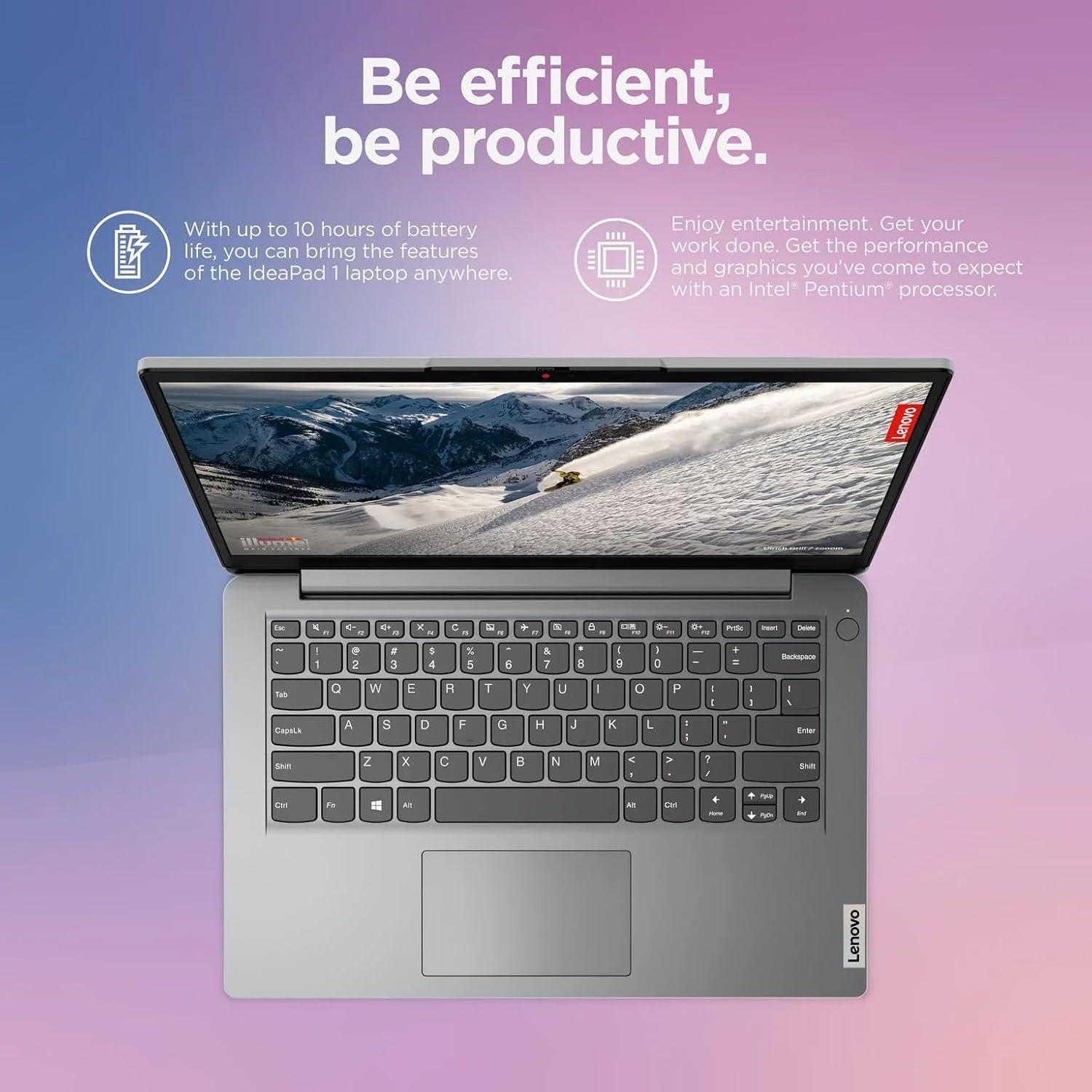 Ideapad 14″ Laptop Computer 2025, 12GB RAM, 884GB Storage (256GB SSD +128GB Emmc