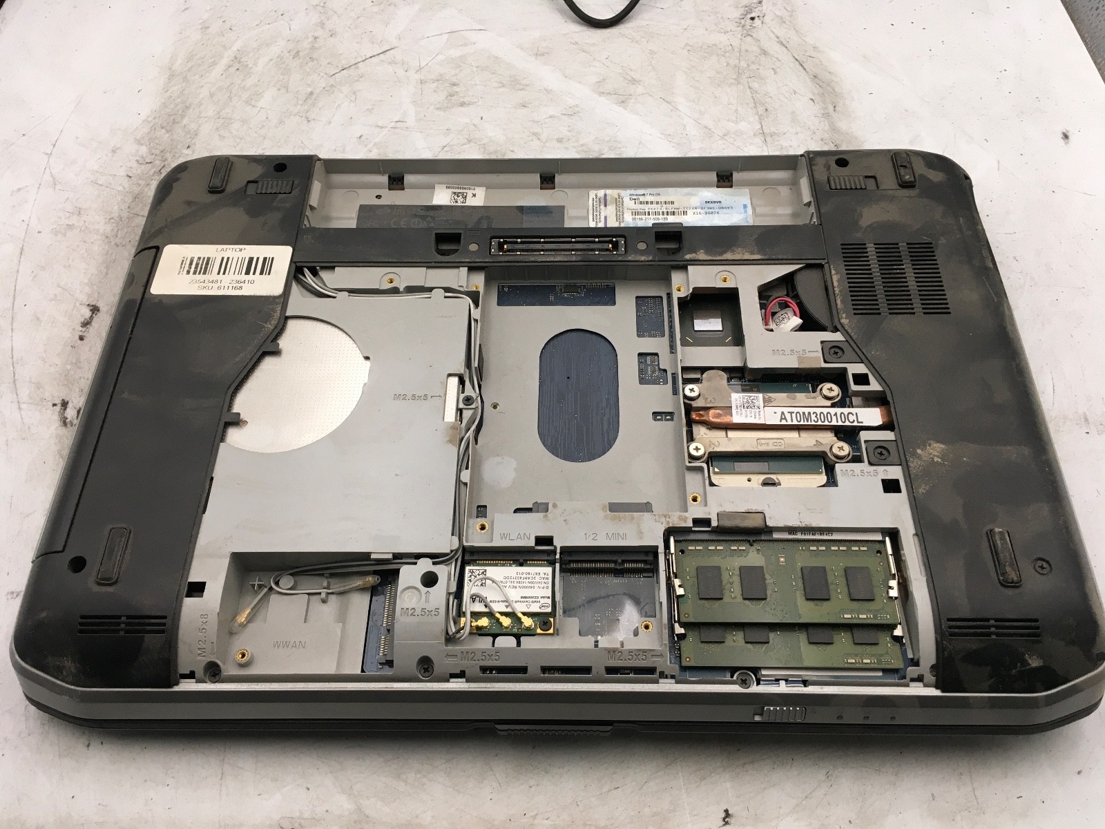 DELL LATITUDE E5430 – BOOTS TO BIOS/BAD LCD – INTEL I5 3320 – 4GB RAM – READ -BB