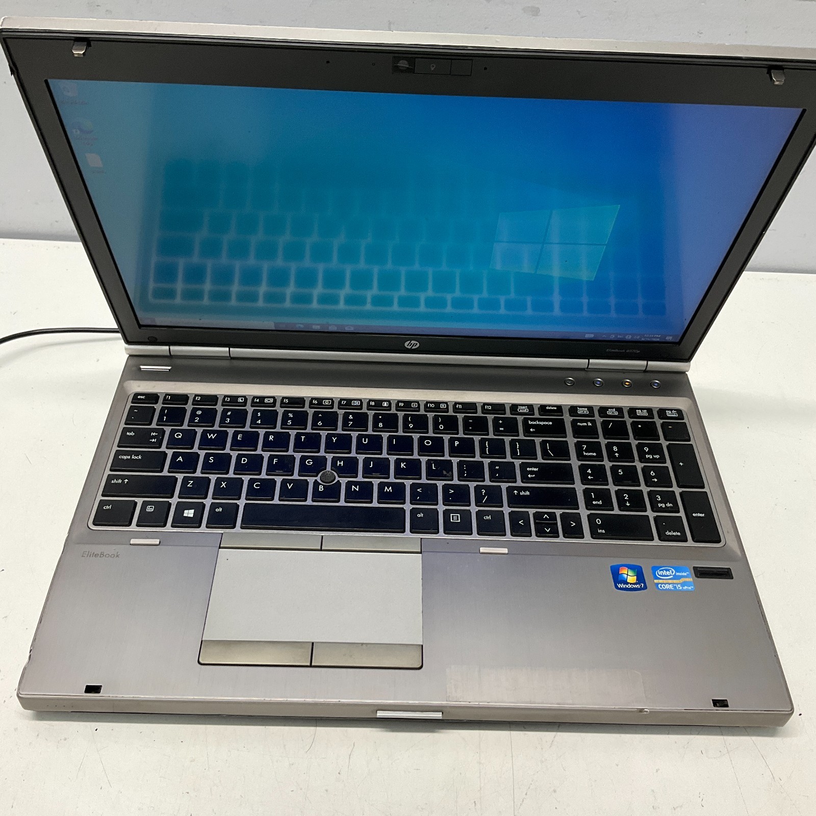HP EliteBook 8570p 15″ Intel Core i5-3380M 2.9GHz 4GB 500GB HDD Win 10 NO BATT