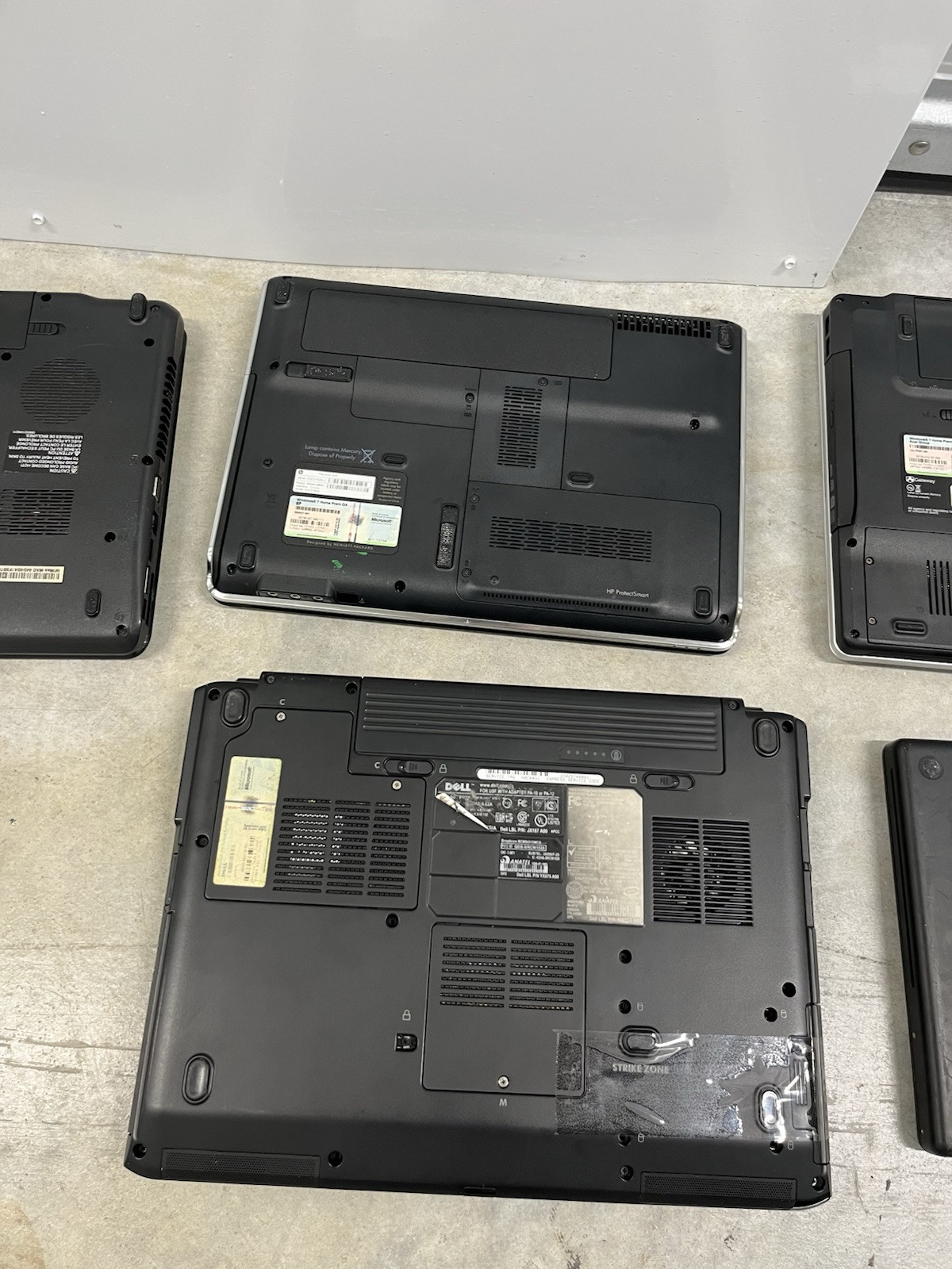 Lot of 5 Mixed Brand Laptops | Apple, Gateway, HP, Dell | Read Description