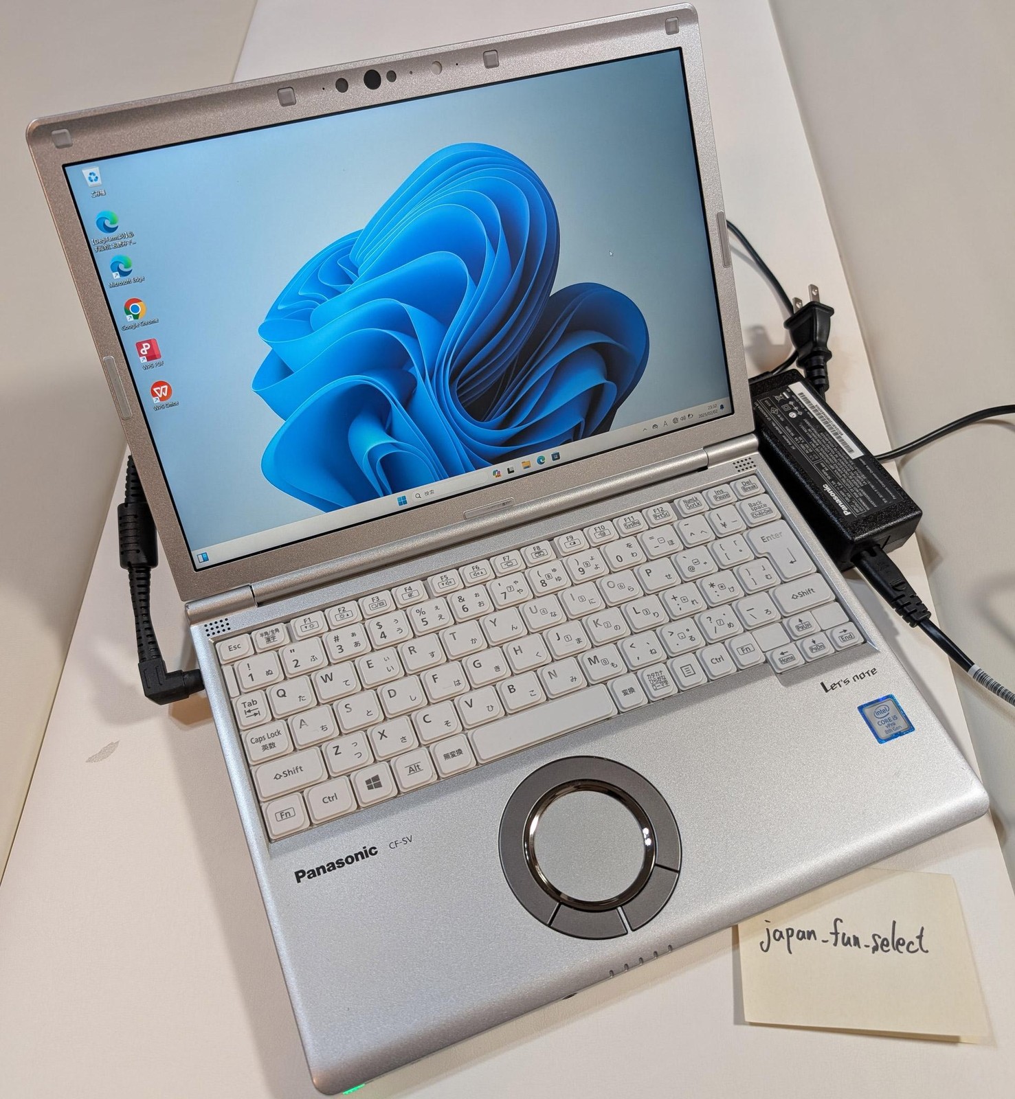 Panasonic Let’s note CF-SV7 Intel Core i5-8350U SSD 256GB RAM 8GB Windows 11 Pro
