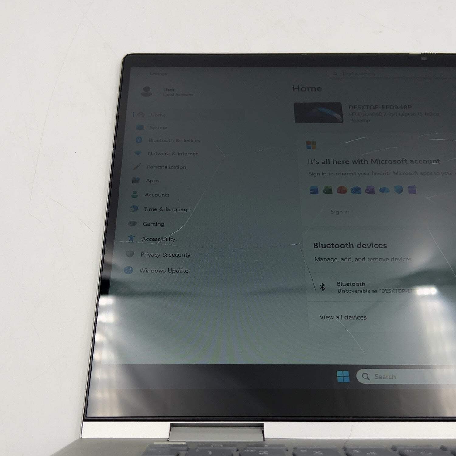 Broken HP Envy x360 15-FE0013DX 15.6″ i5-1335U 1.3GHz 8GB RAM 256GB SSD READ