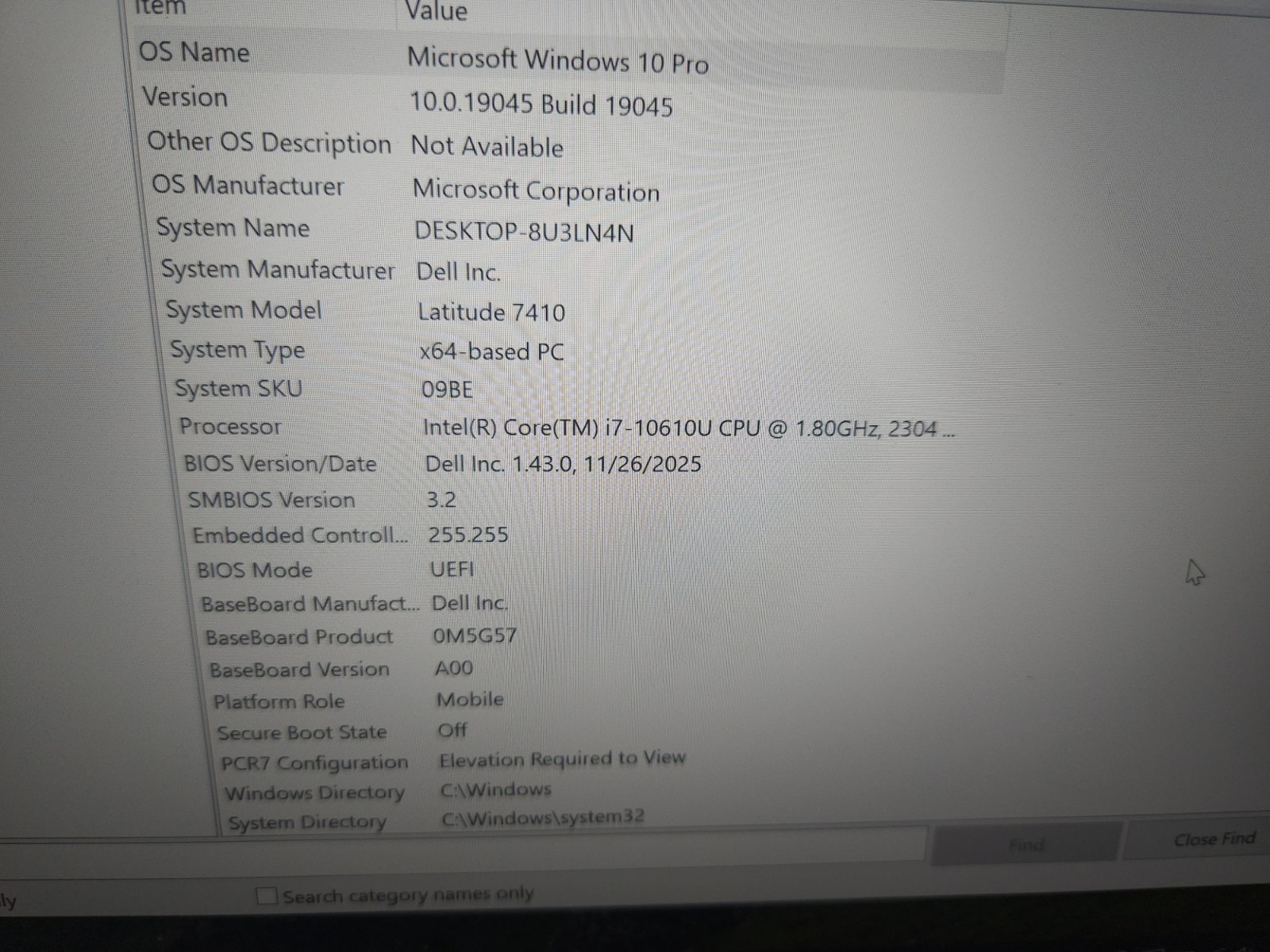 Dell Latitude Laptop 7410 i7 16gb Ram 256gb SSD NVMe Drive 14″ Screen…