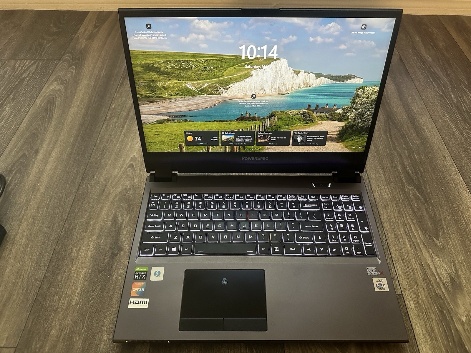 PowerSpec 1530 15.6″ Intel i7-10875H 2.30Ghz 32GB RAM 1TB SSD RTX 2070 READ DESC