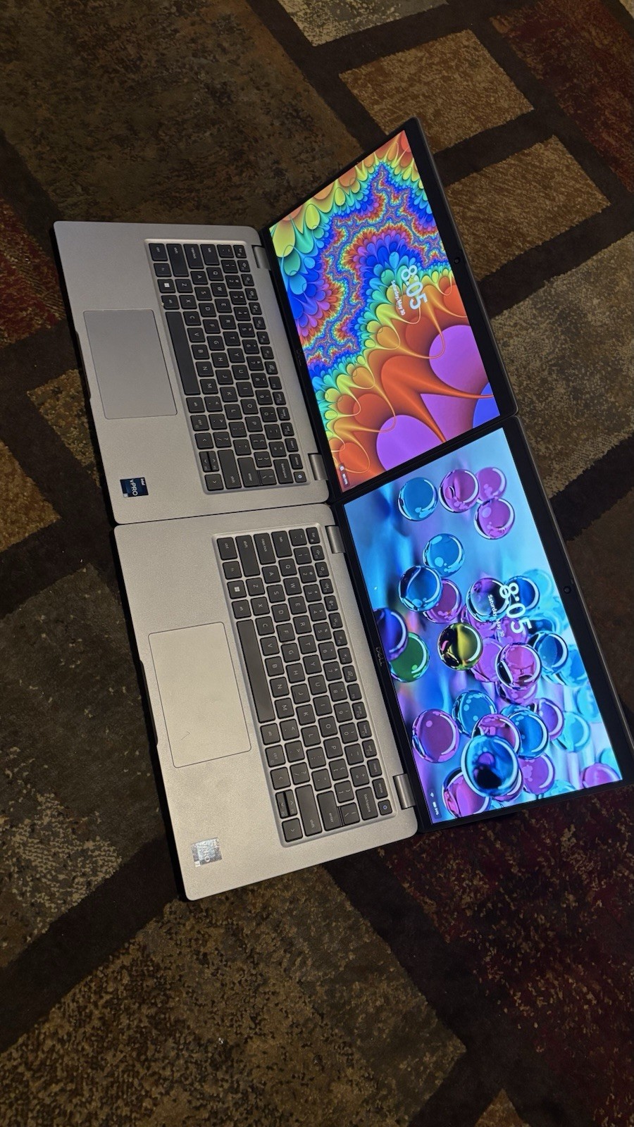 Two Dell Precision 3480 14″ i5-1350P 16GB 512GB SSD Win11 Iris Xe Silver