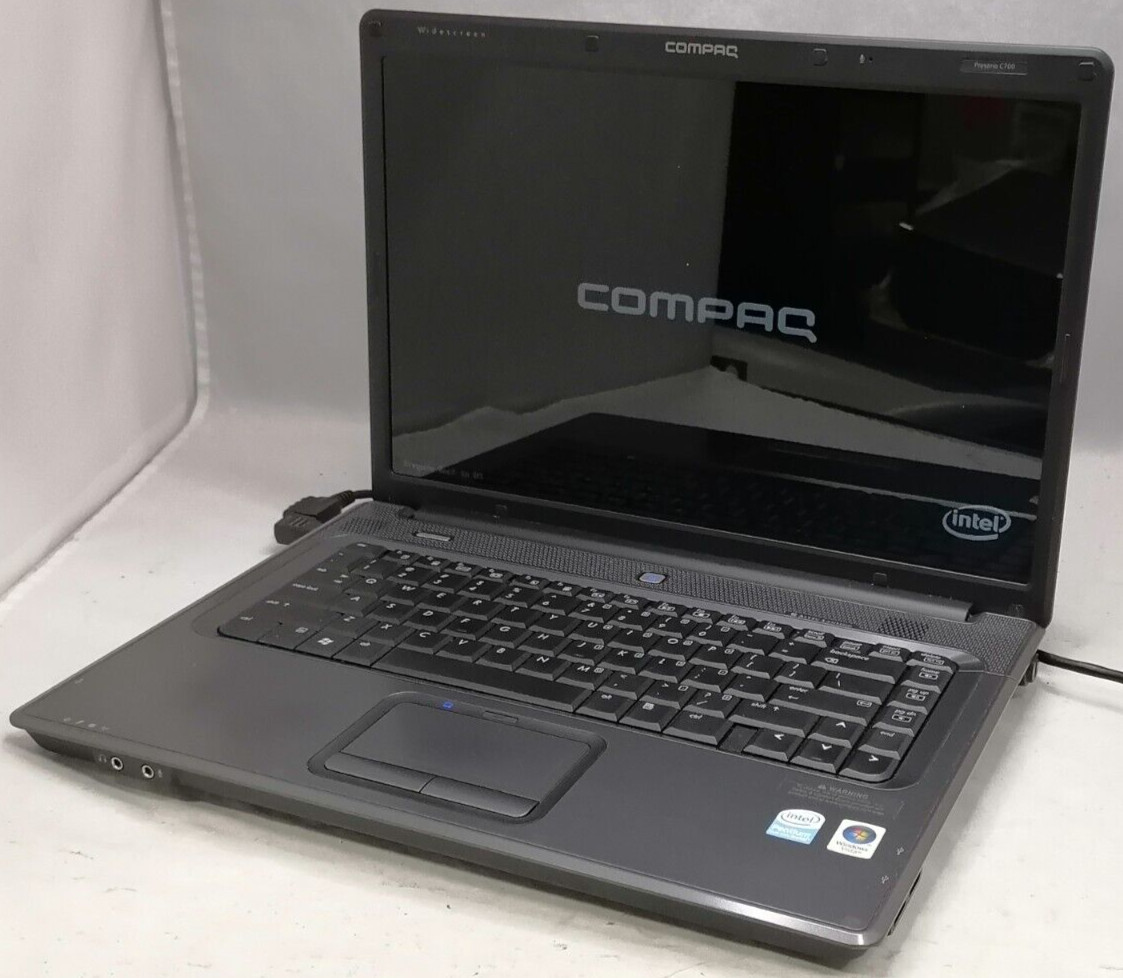 FOR PARTS 15.4″ HP Compaq Presario C700 (Pentium T2310/1.46 GHz/NO RAM/NO HDD)
