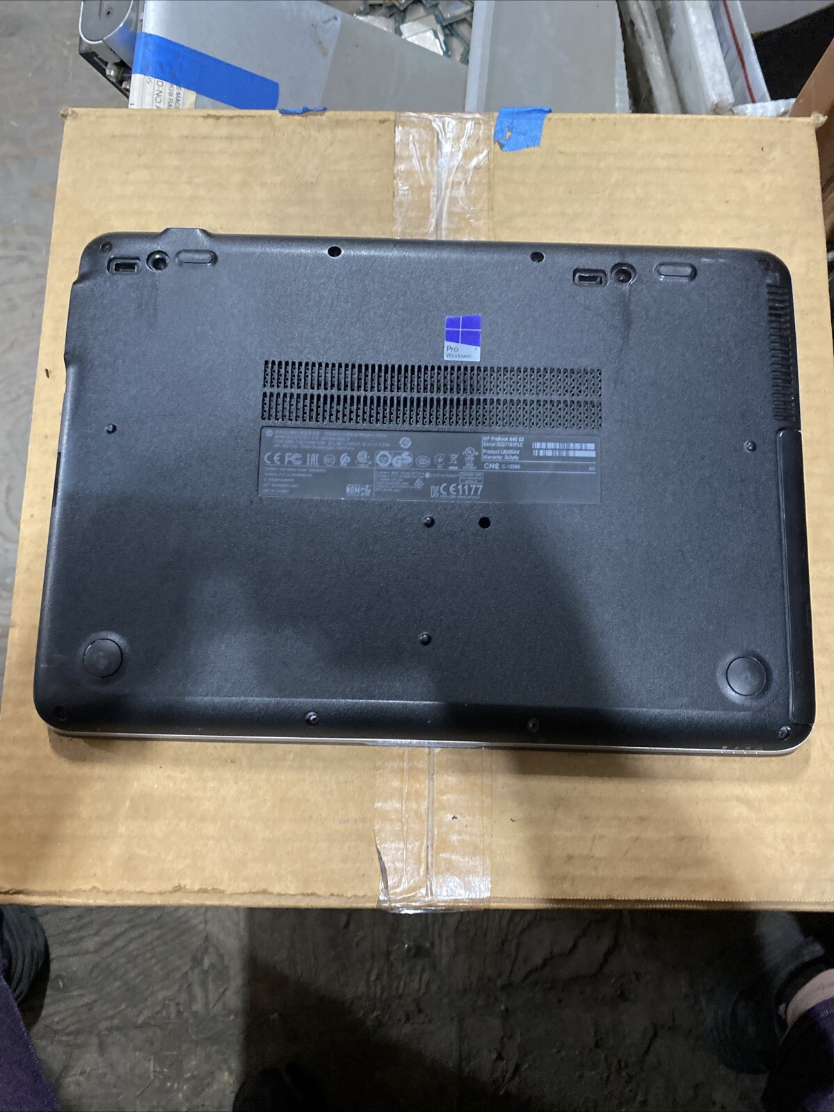 HP PROBOOK 640 G2 INTEL CORE i7-6600U 2.60GHZ 8GB RAM NO HD PARTS BIOS L0CKED