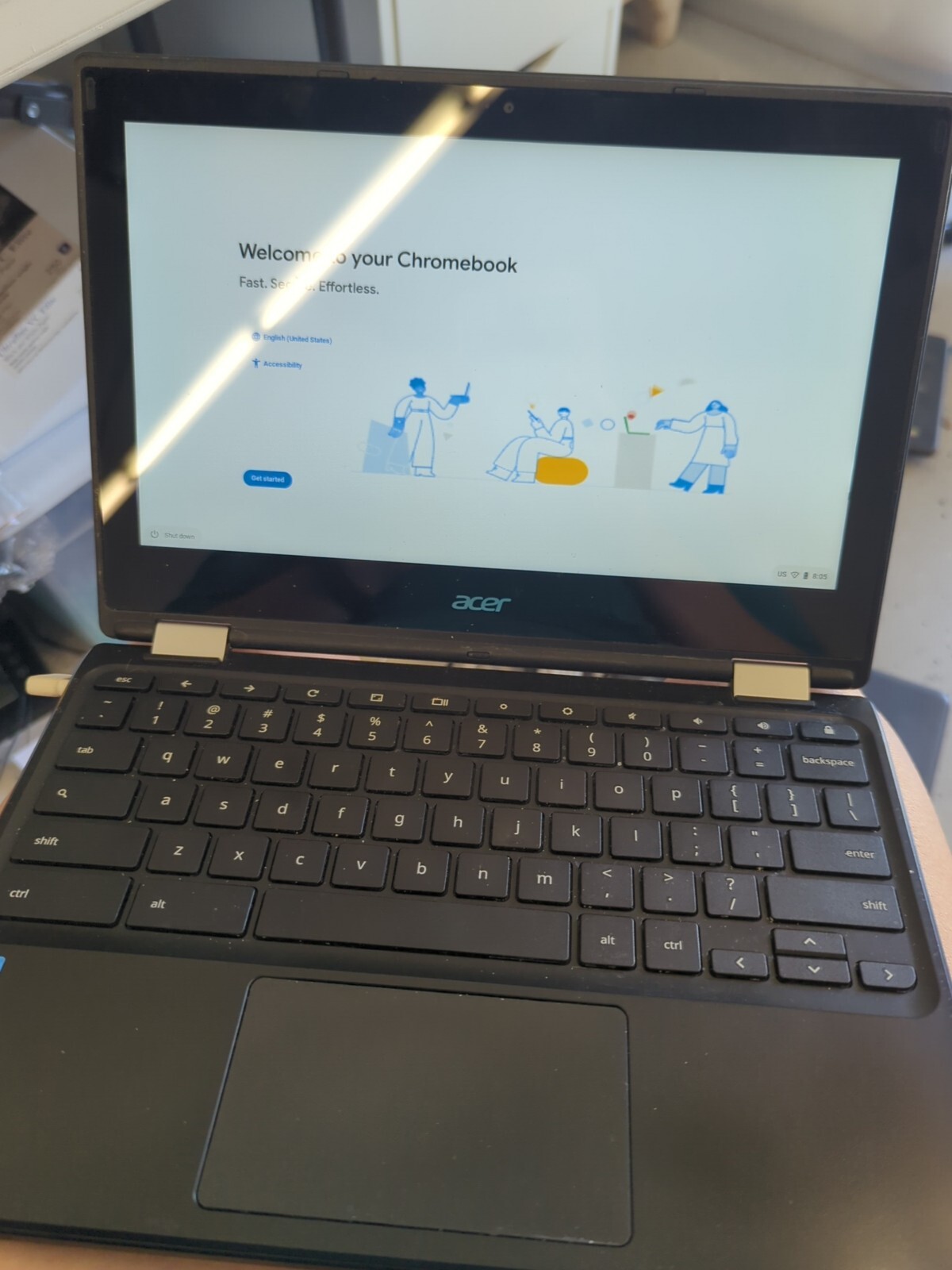 Acer Chromebook R 11 C738T-C5R6, N15Q8 11.6″ Touch-screen 4GG RAM 32GB