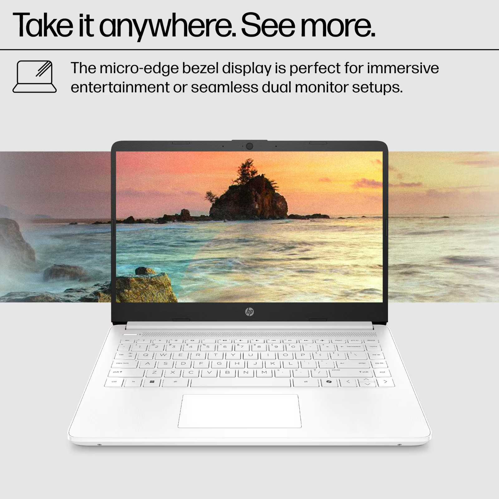 2026 HP Laptop Computer 14 Office 2024 Intel CPU 8GB RAM & 628GB Storage Win Pro