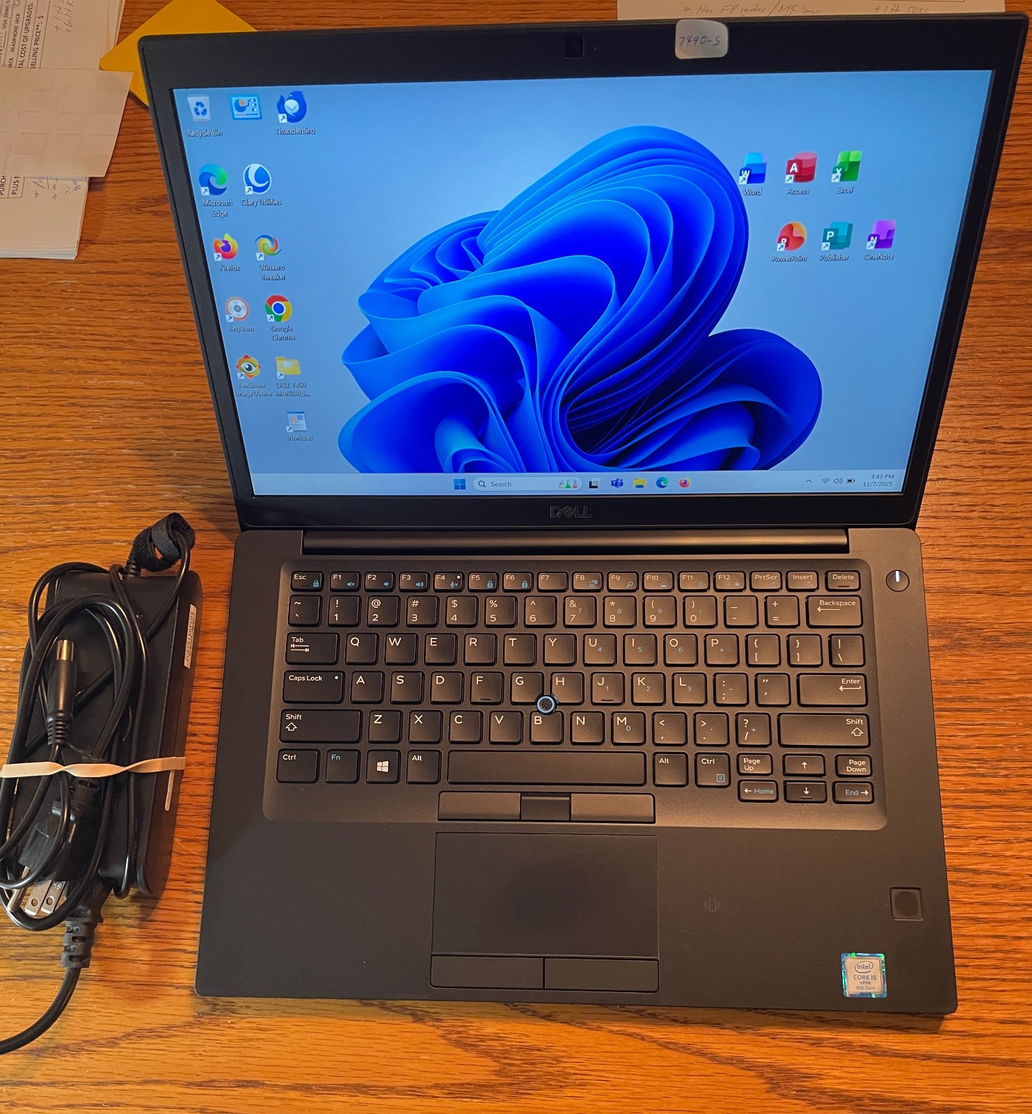 Dell 7490 14″ Laptop i5 *TOUCH* 16GB/512gb+1tb/Win11 Pro 25H2+Office 2021-5 MORE