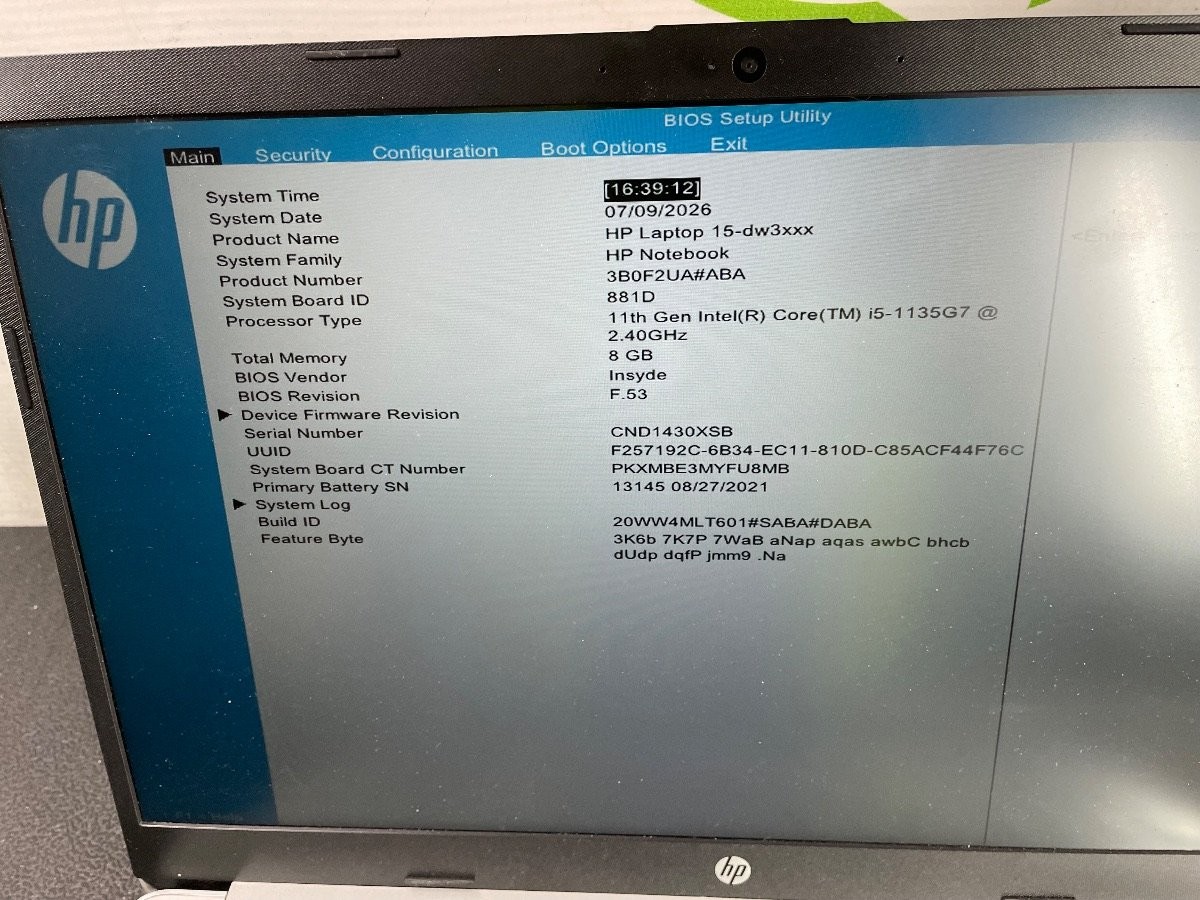 HP Laptop 15-dw3xxx 15.6″ i5-1135G7 2.40 GHz 8GB DDR4 256GB M.2 SSD Win 11 Pro