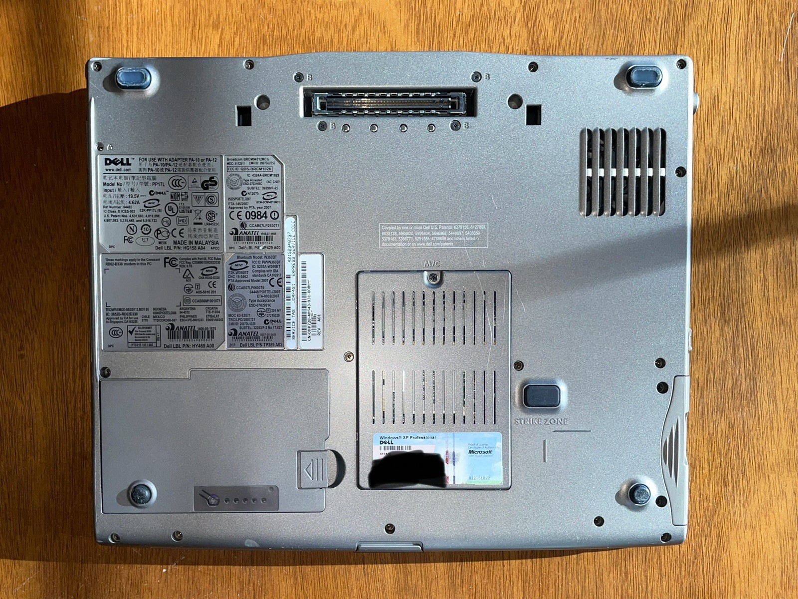 Dell Latitude D530 Retro Windows XP Laptop (F4G1)
